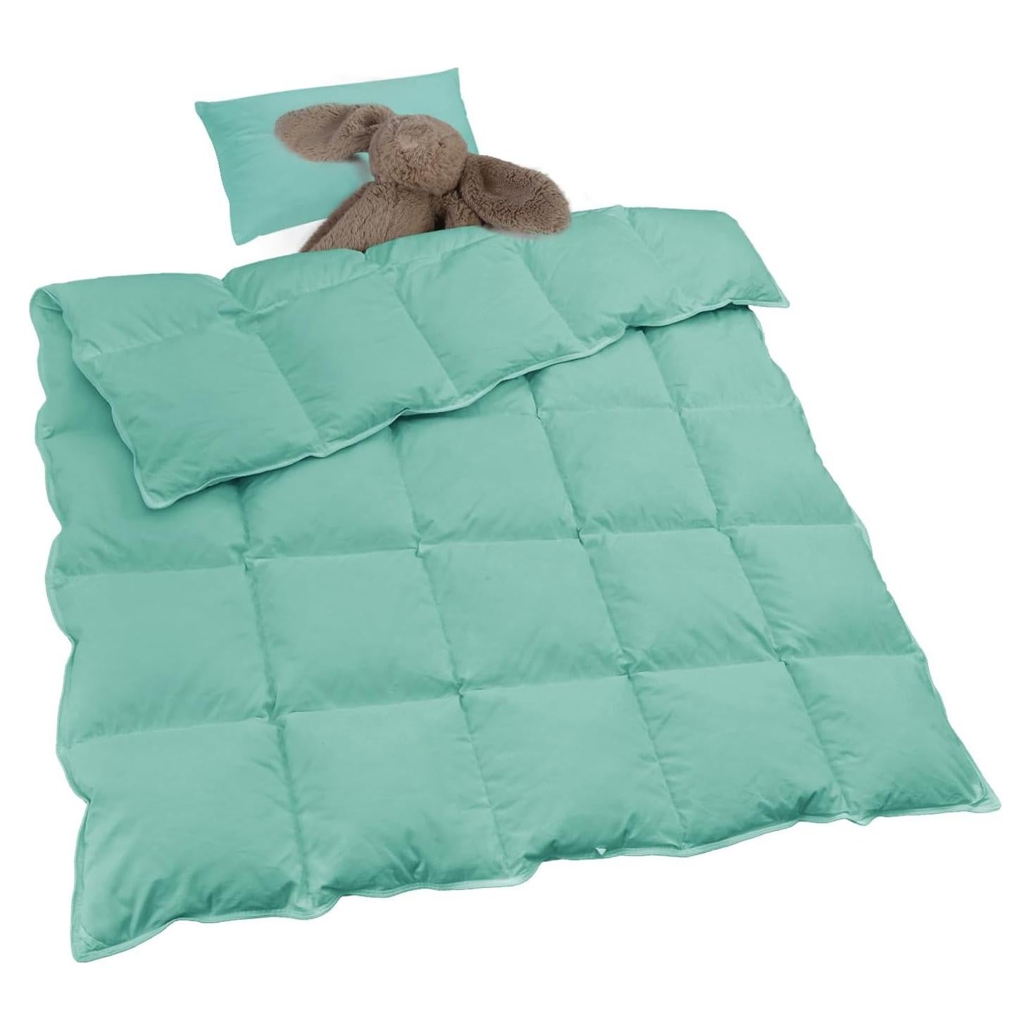 Manta Edredón para Bebé zzlamb 104x122cm Aqua Suave y Ligera