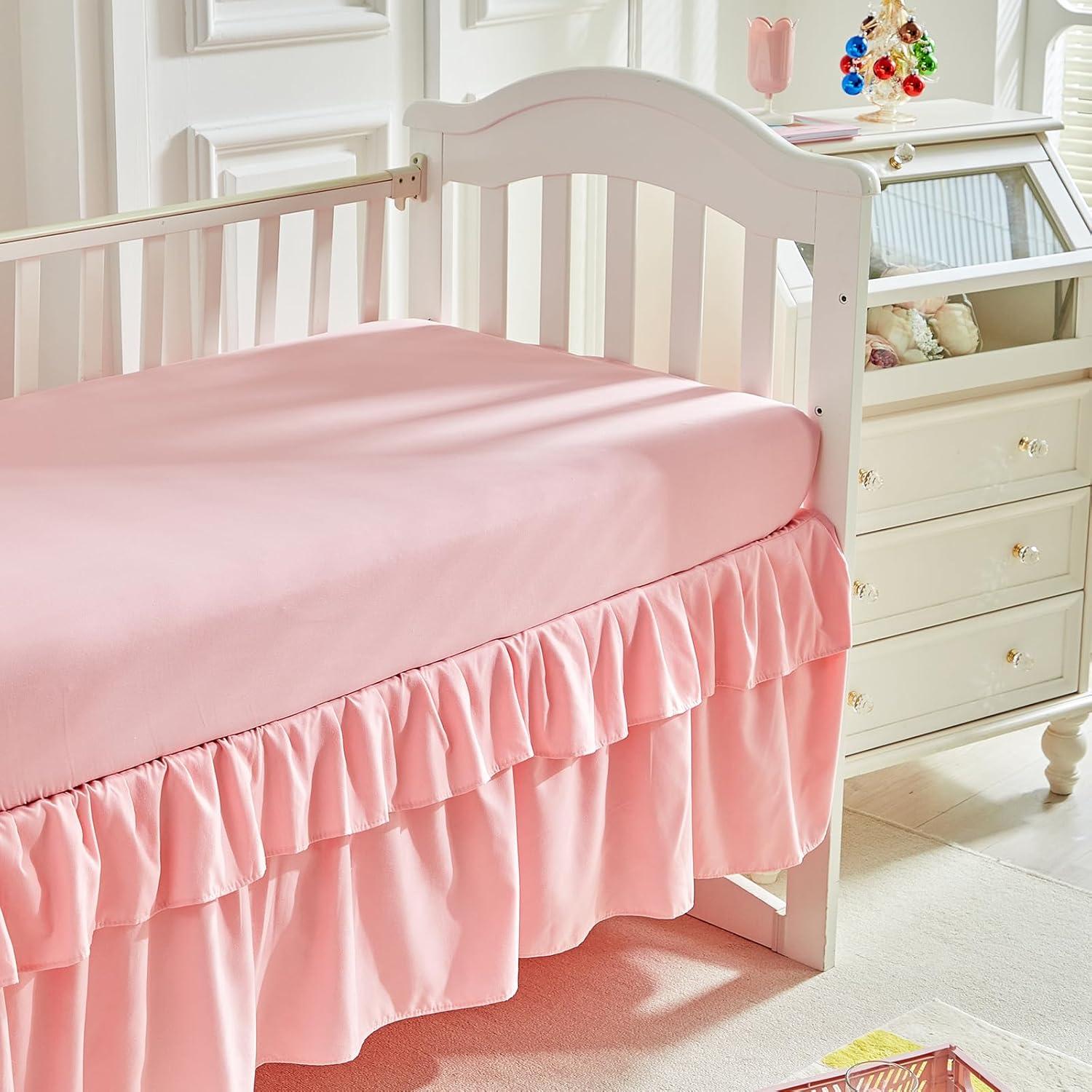 Juego de Ropa de Cuna 3 Piezas UOZZI Rosa Floral