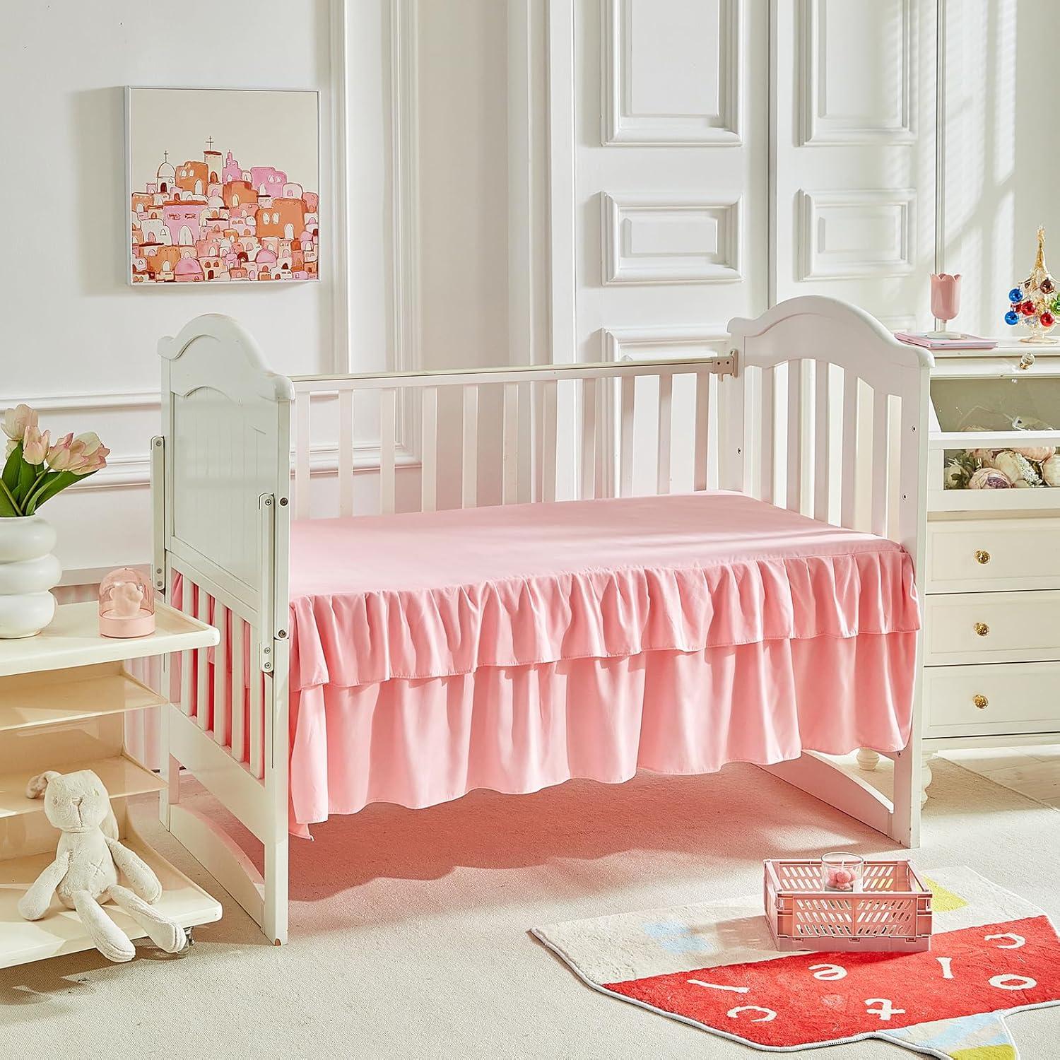 Juego de Ropa de Cuna 3 Piezas UOZZI Rosa Floral