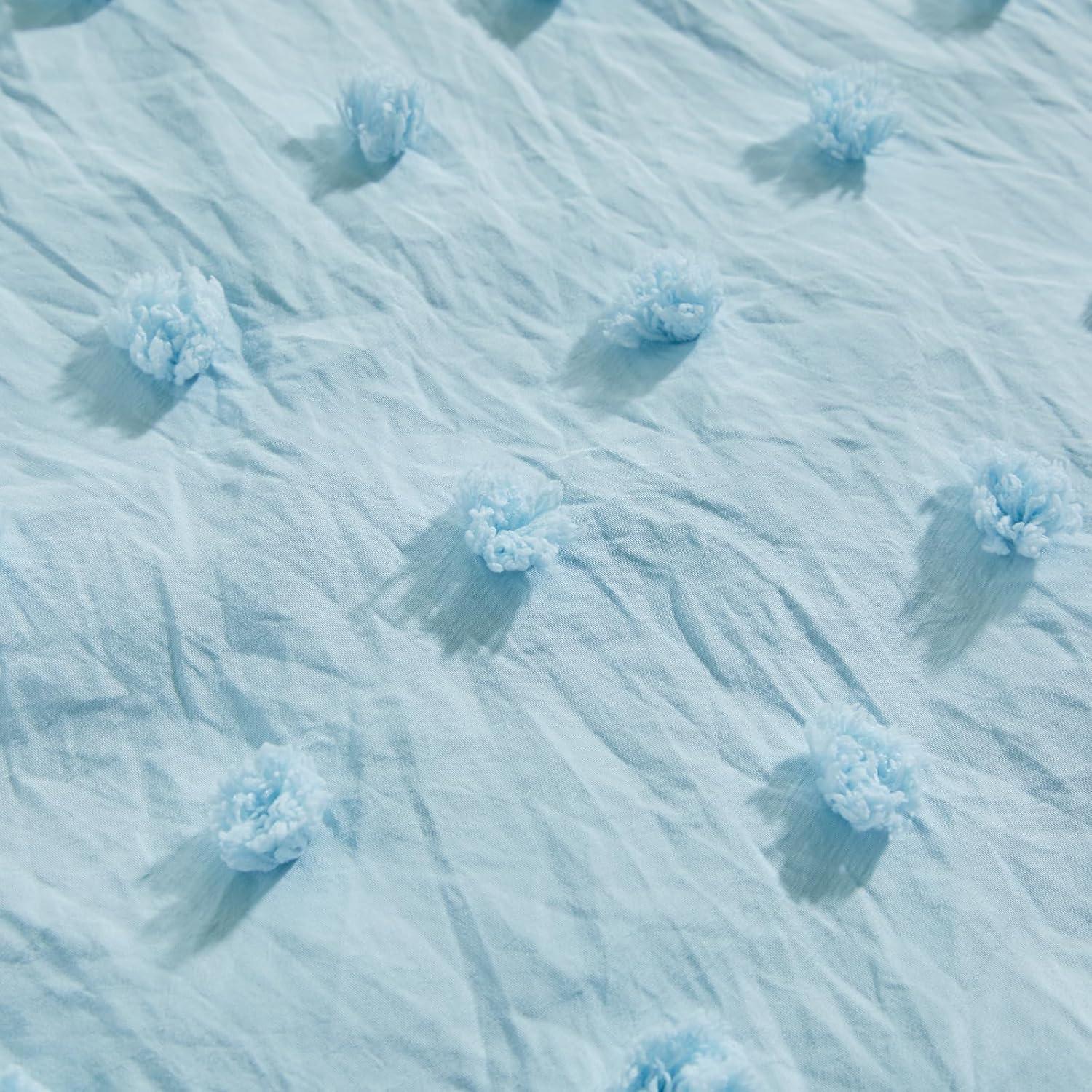 Juego de Ropa de Cuna 3 Piezas Uozzi Azul Boho Shabby Chic