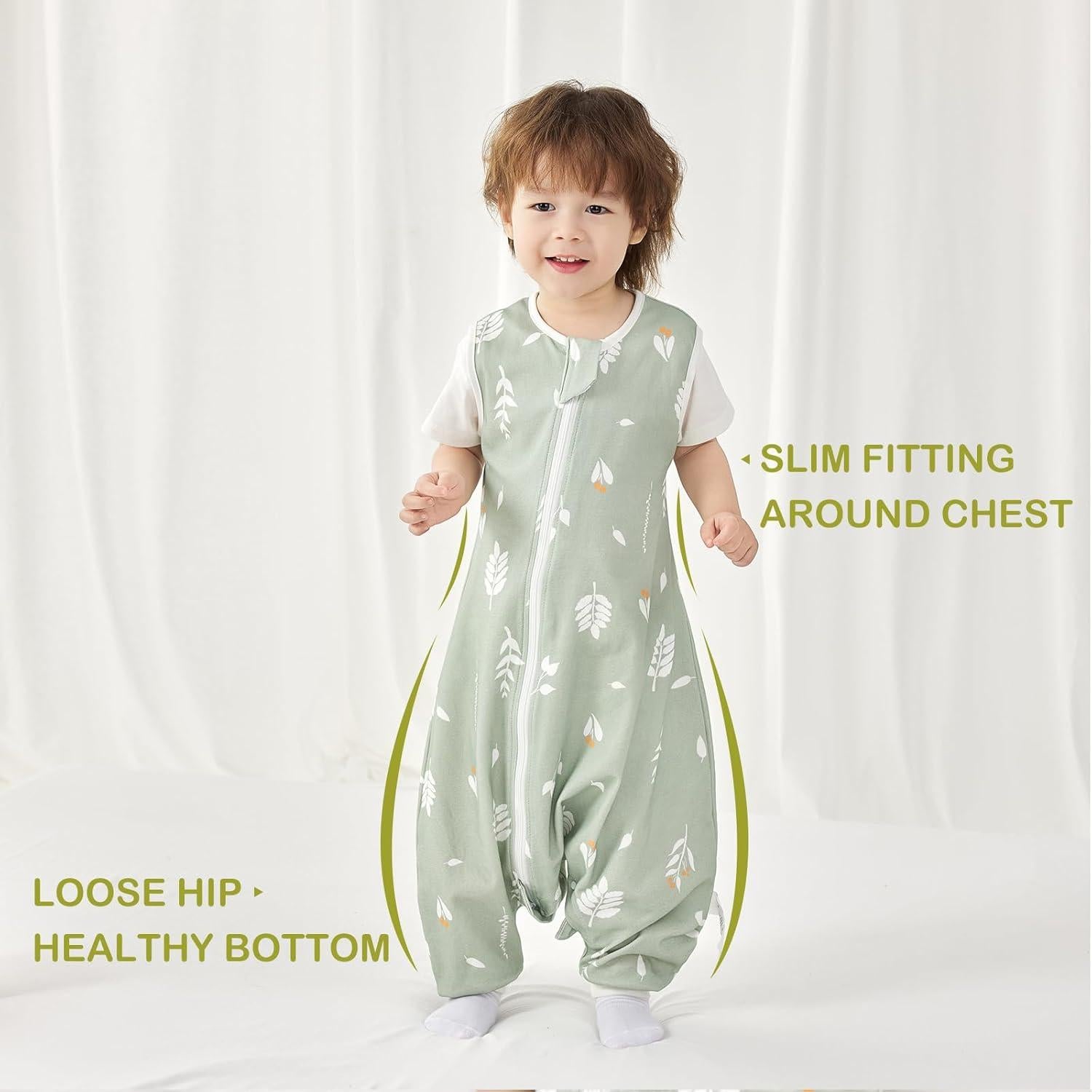 Saco de dormir 0.5 TOG con piernas NVT-FTSD 100% algodón orgánico