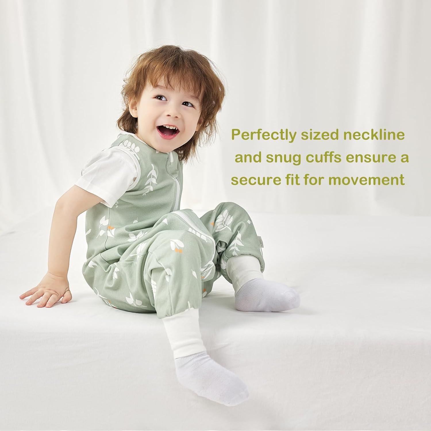 Saco de dormir 0.5 TOG con piernas NVT-FTSD 100% algodón orgánico