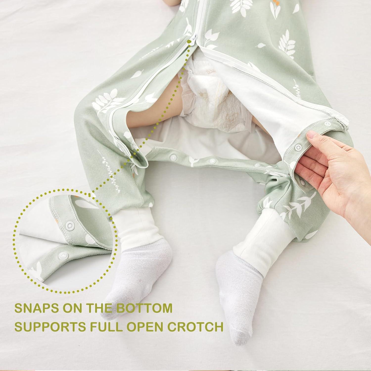 Saco de dormir 0.5 TOG con piernas NVT-FTSD 100% algodón orgánico