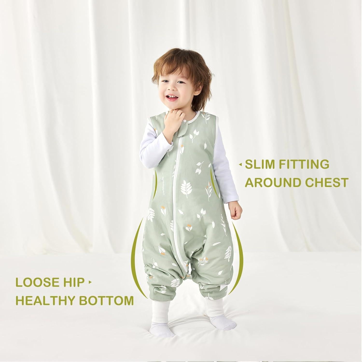 Saco de dormir 0.5 TOG con piernas NVT-FTSD 100% algodón orgánico