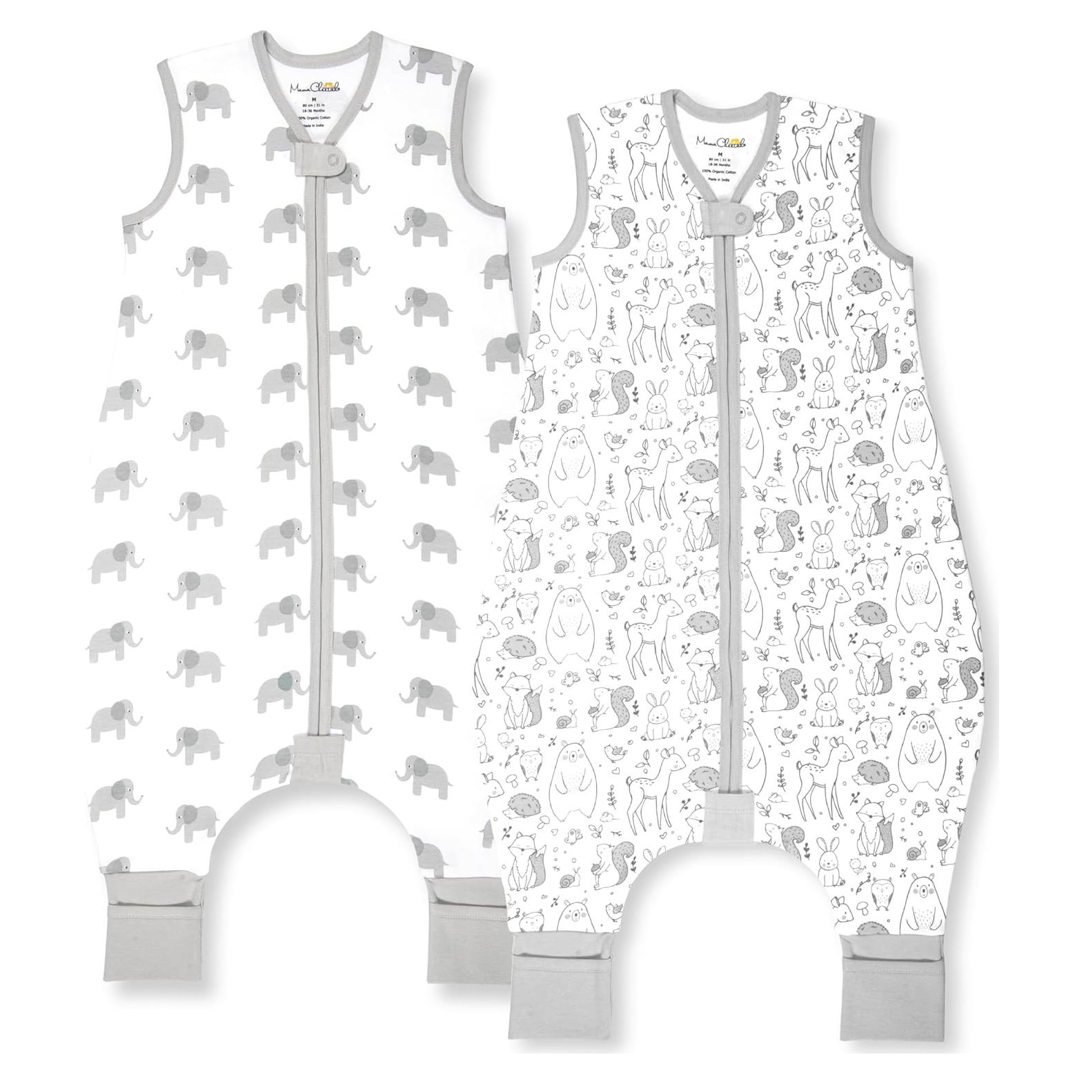 Saco de dormir Mama Cheetah 0.5 TOG para niños con pies