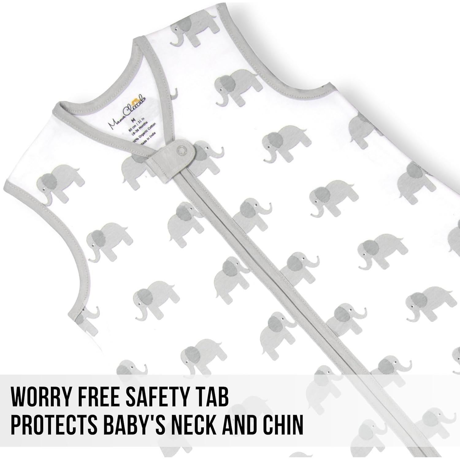 Saco de dormir Mama Cheetah 0.5 TOG para niños con pies