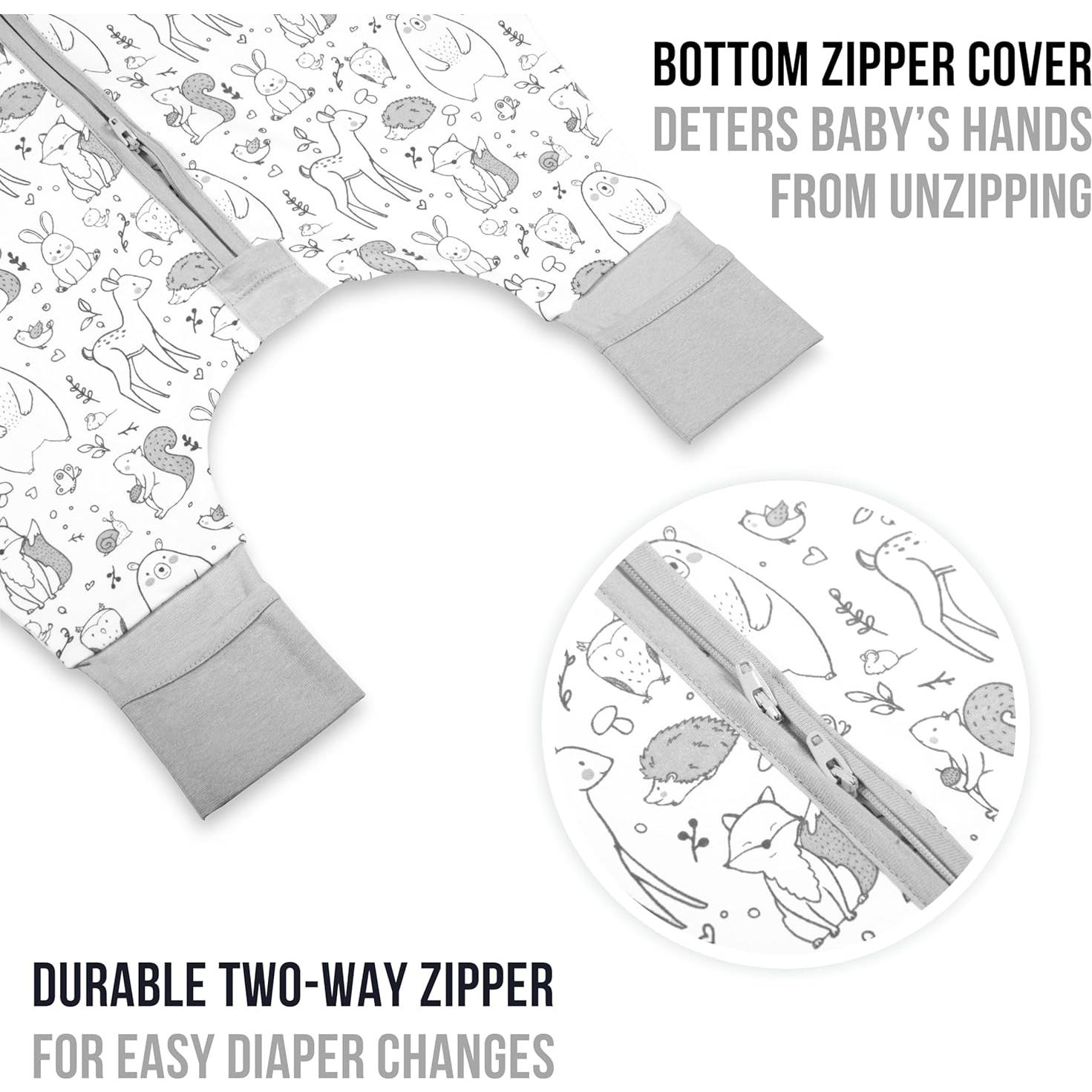 Saco de dormir Mama Cheetah 0.5 TOG para niños con pies