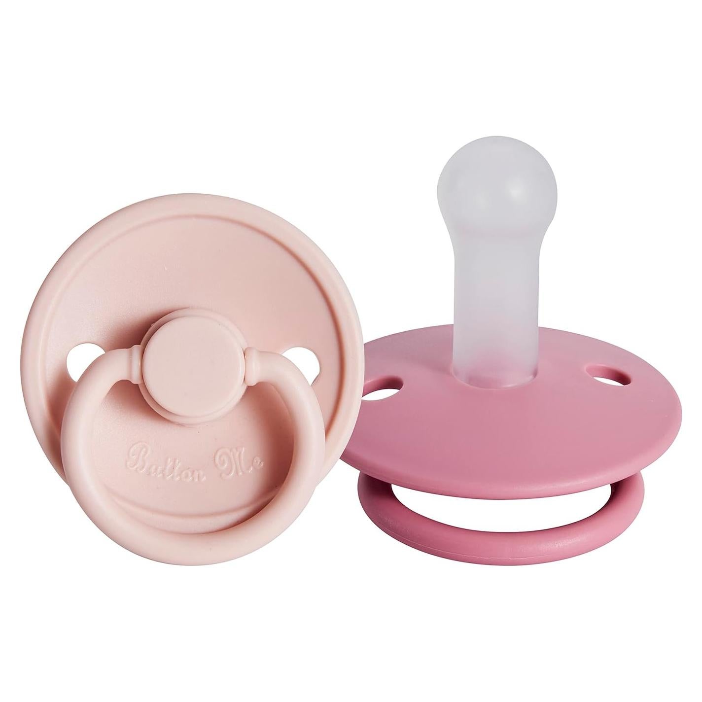 Chupetes de Silicona Premium ButtonMe 6-18 Meses Sin BPA - Paquete de 2