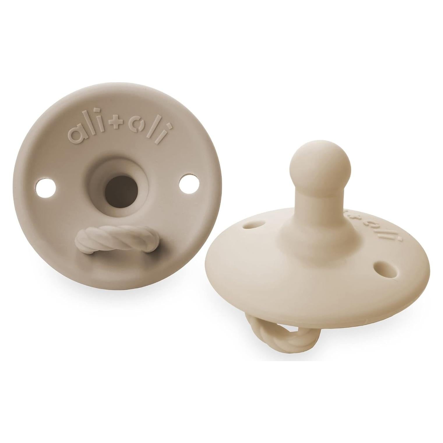 Conjunto de Chupetes Ali+Oli 2 Piezas Silicona Libre BPA