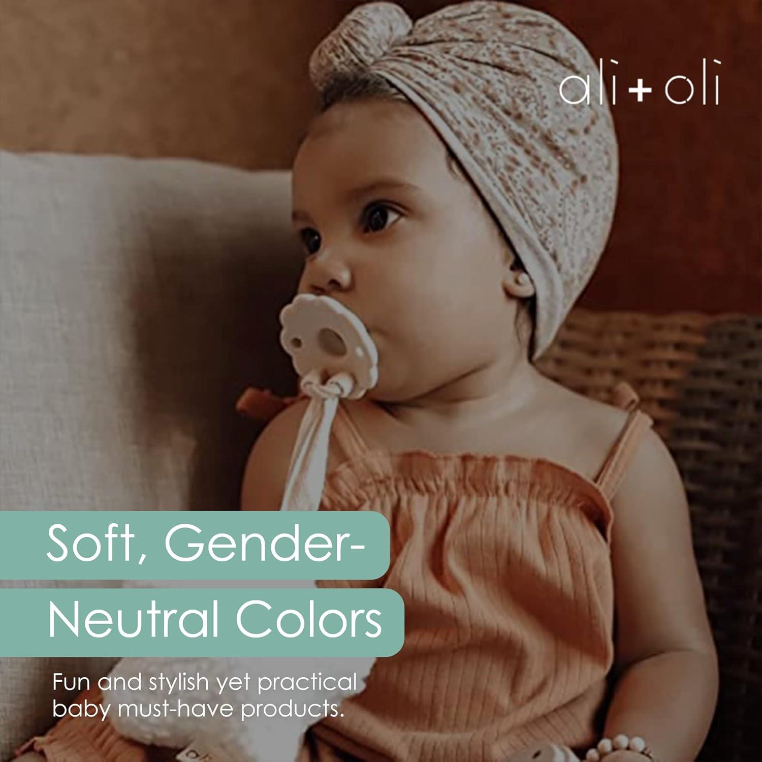 Conjunto de Chupetes Ali+Oli 2 Piezas Silicona Libre BPA