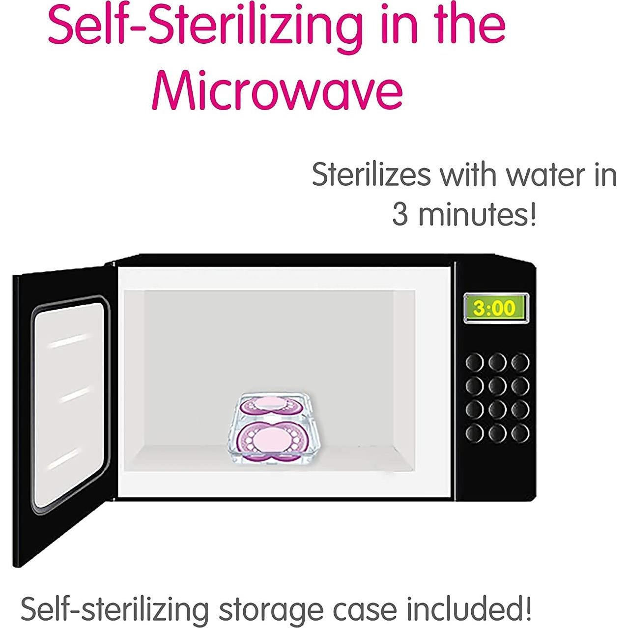 Chupetes MAM Air Noche 8 Unidades para Bebé 6-16 Meses