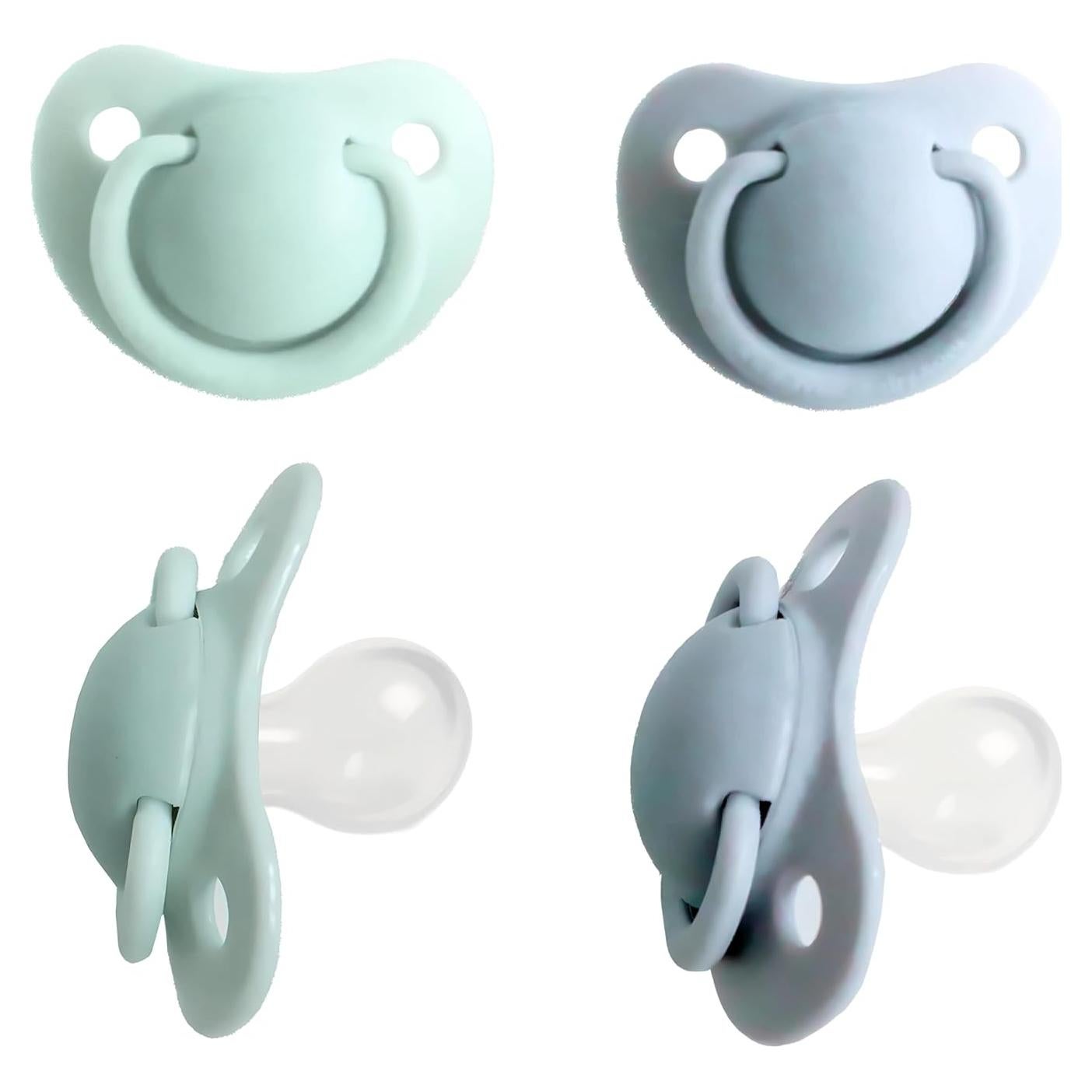 Chupetes Ortodónticos Avima 0-6 Meses Silicona Sin BPA - Paquete de 4