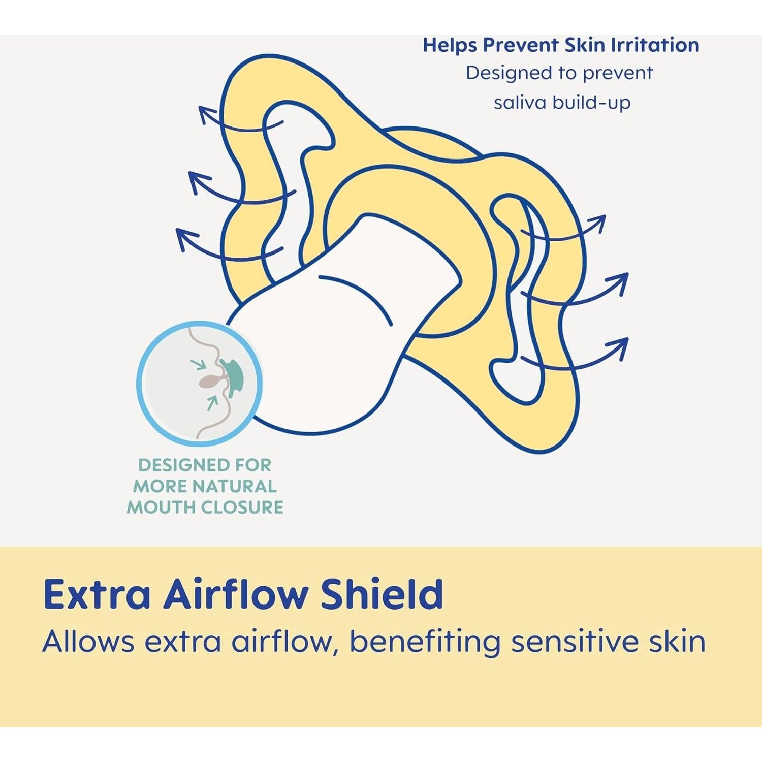 Chupete MAM Air para Bebés 0-6 meses, Silicona, Estuche Esterilizador