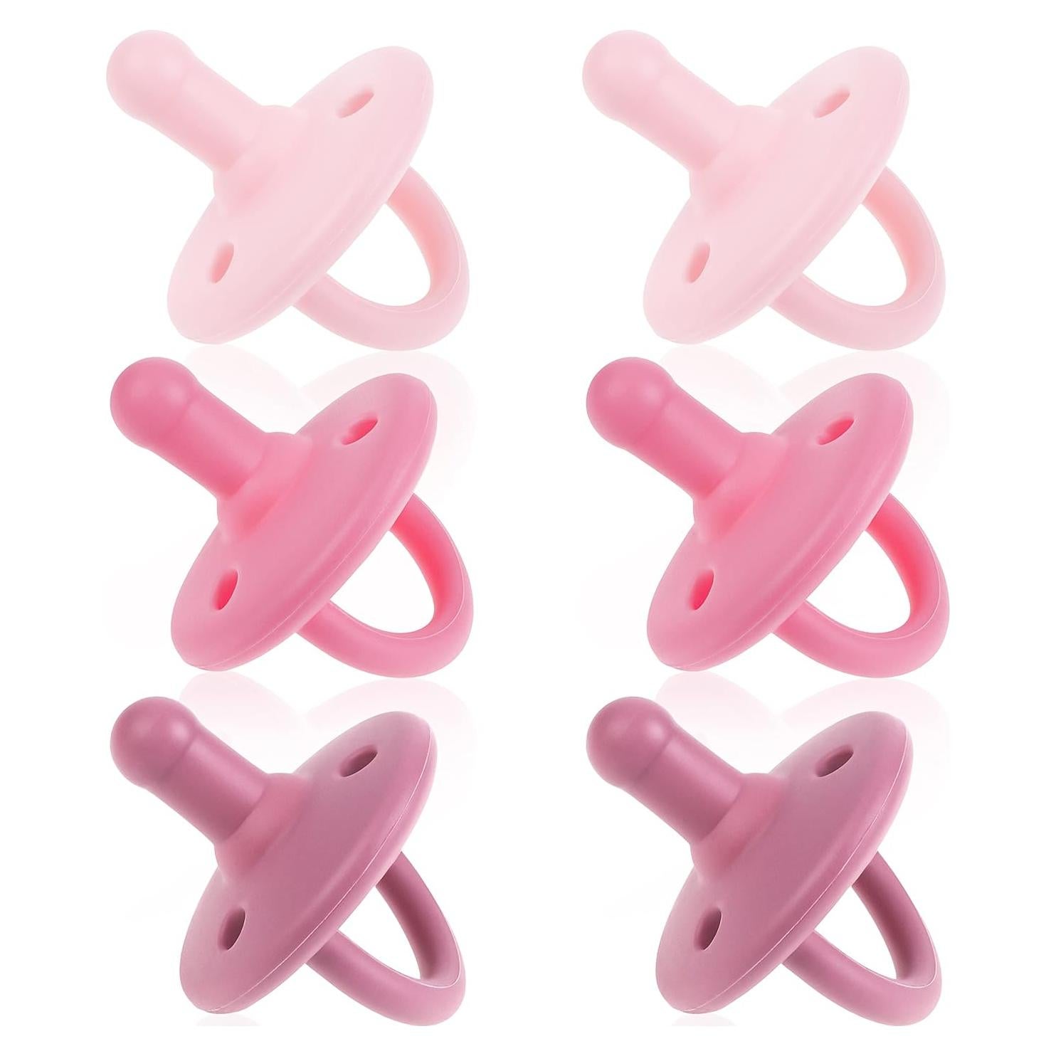 Chupetes Sweet Child 0-18 Meses, Set de 6 Silicona Segura