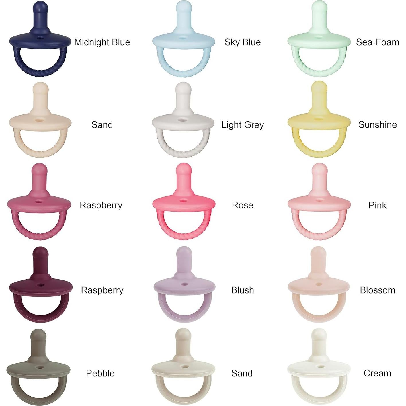 Chupetes Sweet Child 0-18 Meses, Set de 6 Silicona Segura