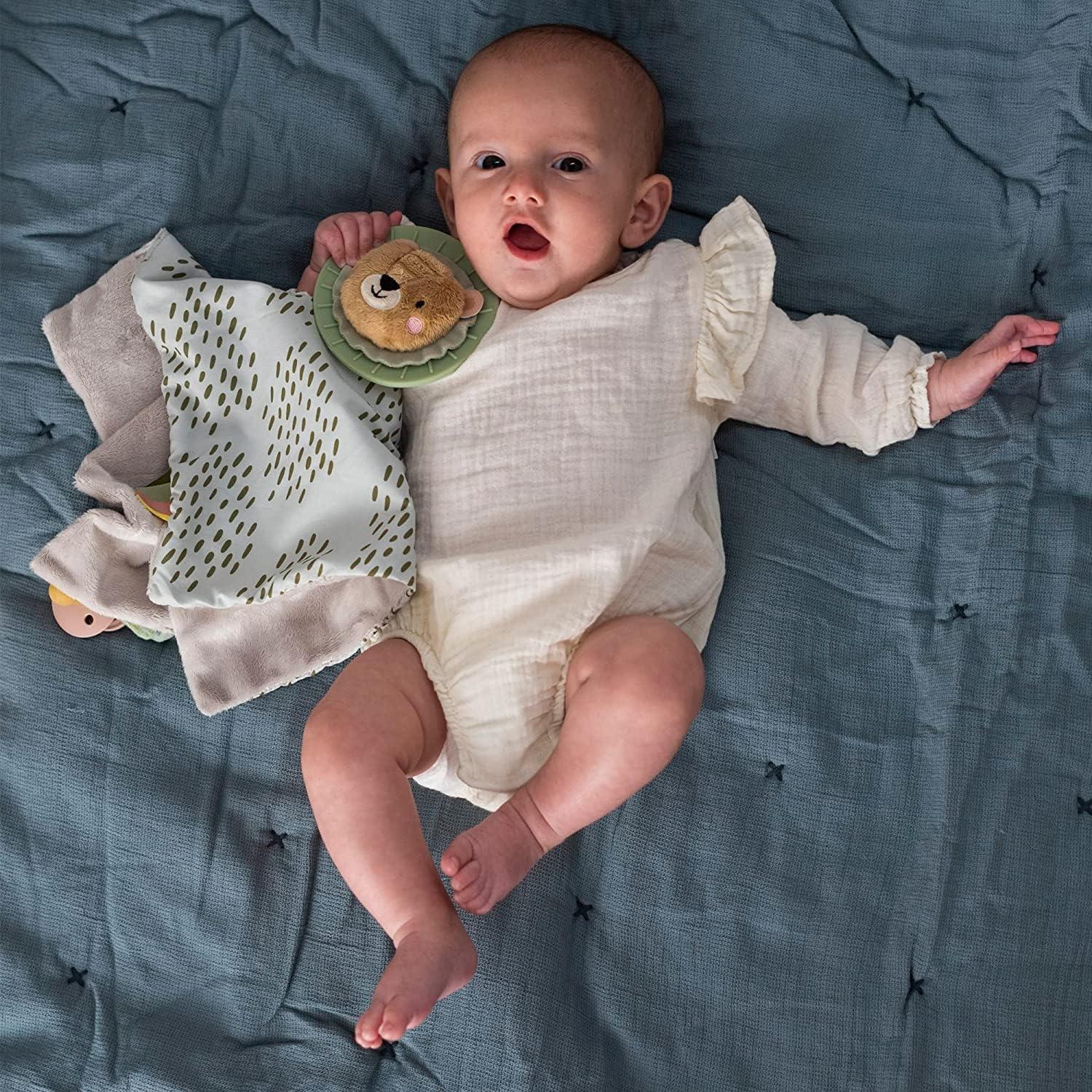 Manta de Seguridad Suave Taf Toys León Bebé con Mordedor