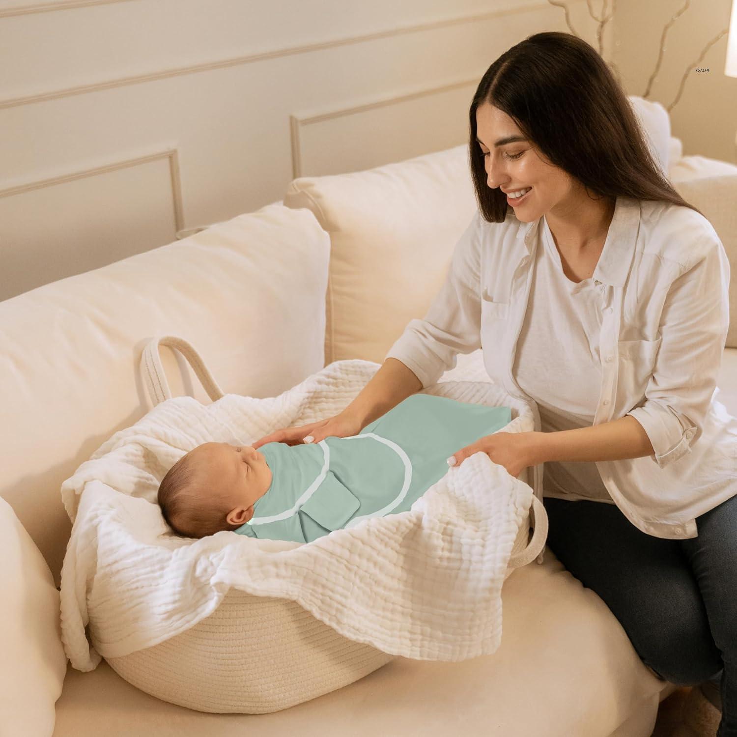 Saco de Sueño Orgánico Sweety Fox 3-Pack 0-3 Meses Musgo