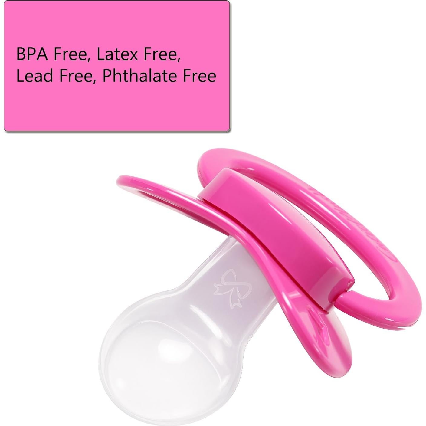 Chupetes Adultos CutiePlusU - Paquete de 3 Colores - Silicona