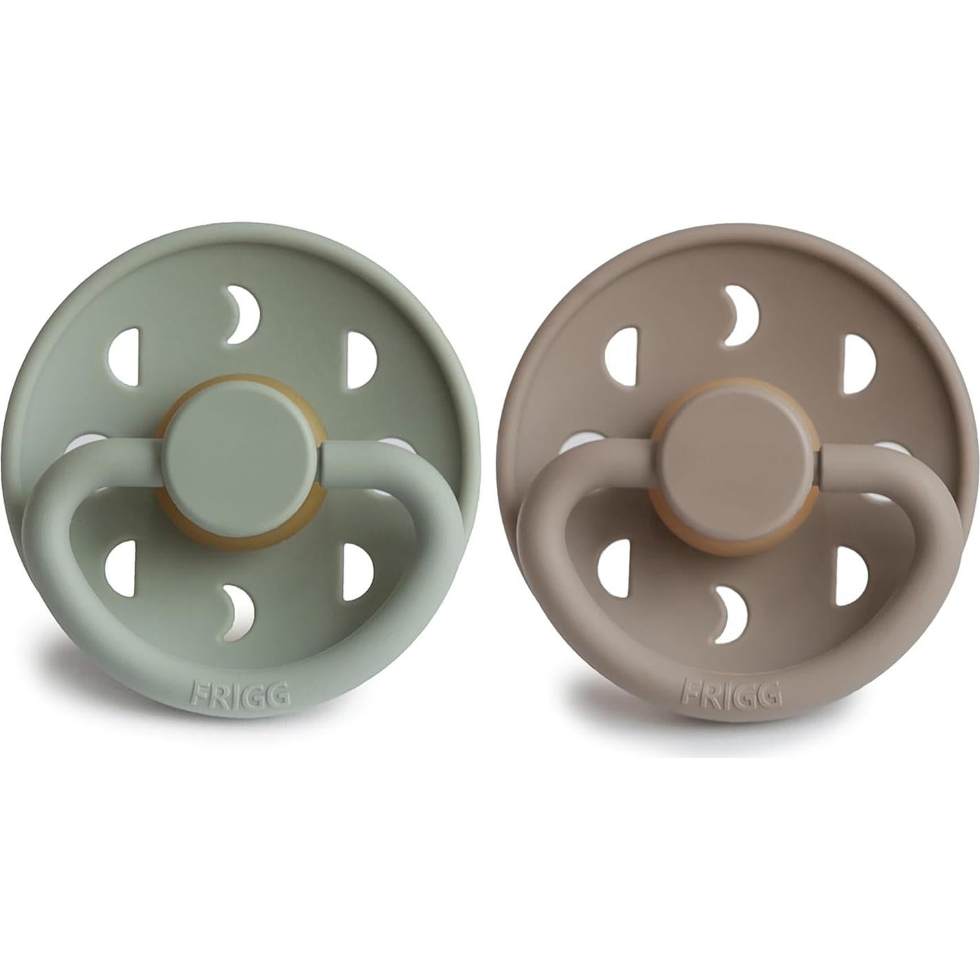 Chupete de Goma Natural FRIGG 0-6 Meses Libre de BPA - Paquete de 2