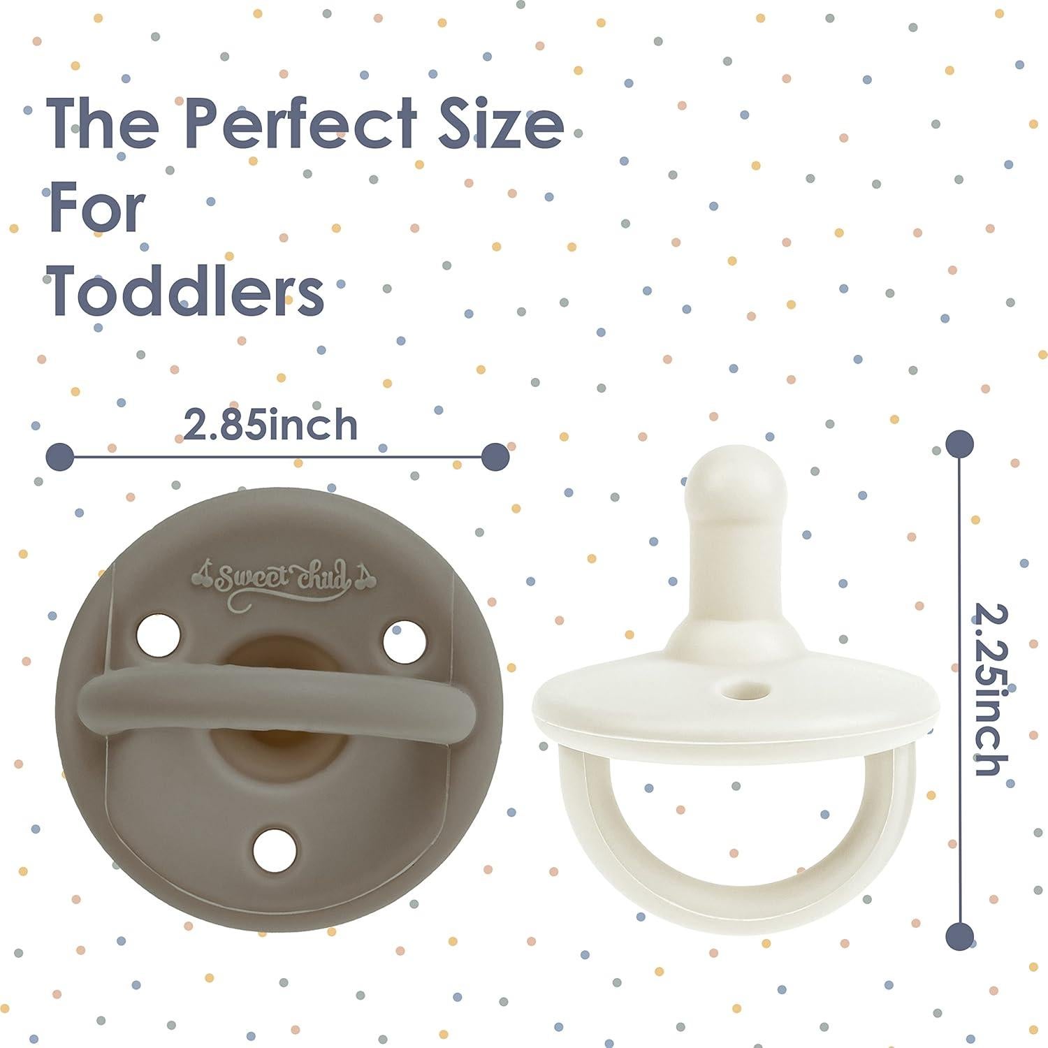 Chupetes Sweet Child 0-18 Meses Set de 6 Silicona Ultra-Ligera