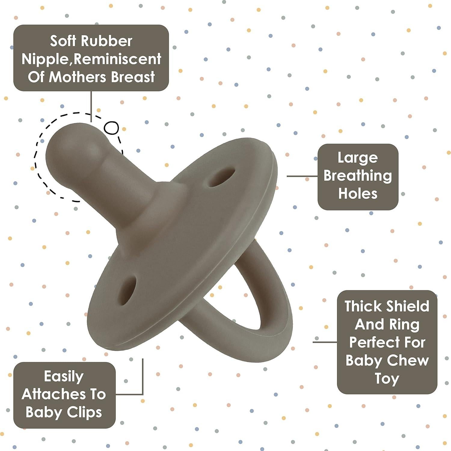 Chupetes Sweet Child 0-18 Meses Set de 6 Silicona Ultra-Ligera