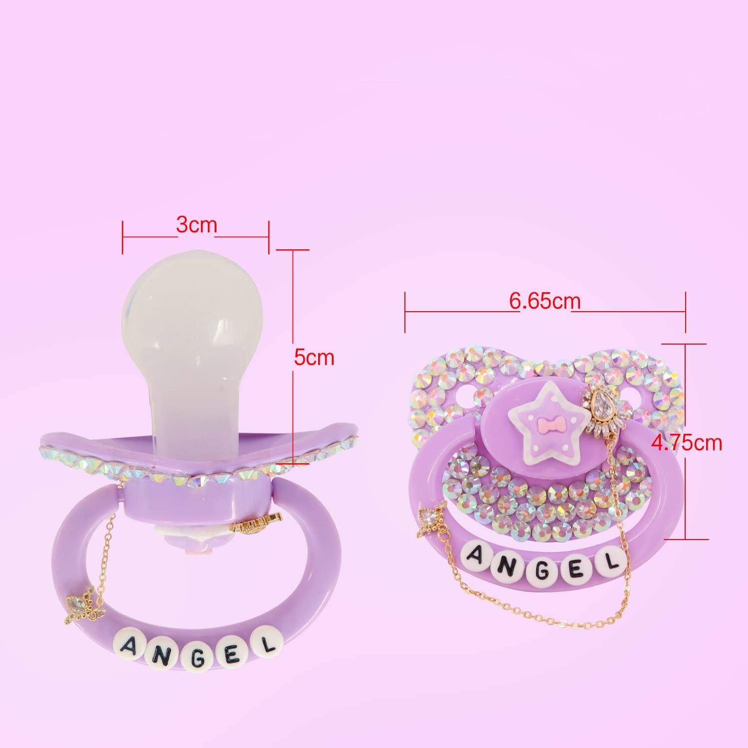 Chupete Adulto de Silicona ABS Morado - Reduce Ronquidos