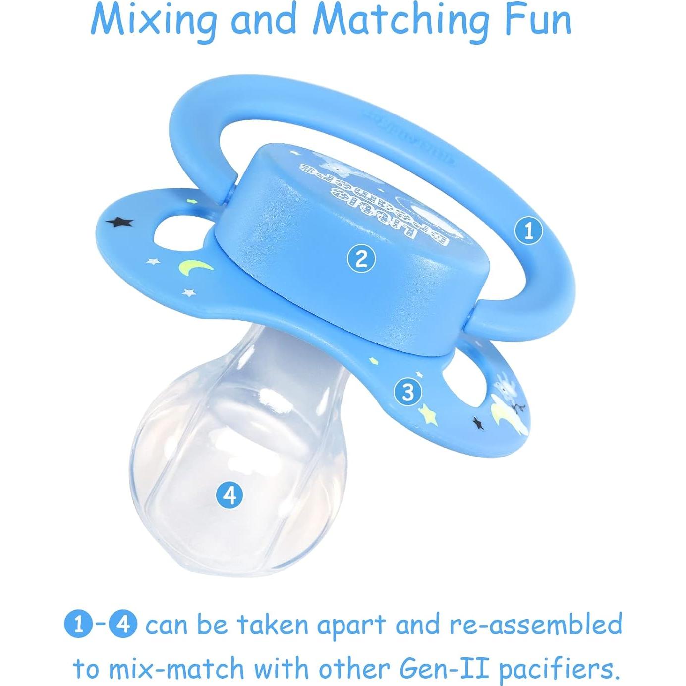 Chupete de Adulto Bigshield LittleForBig - Patrón Sueños Pequeños