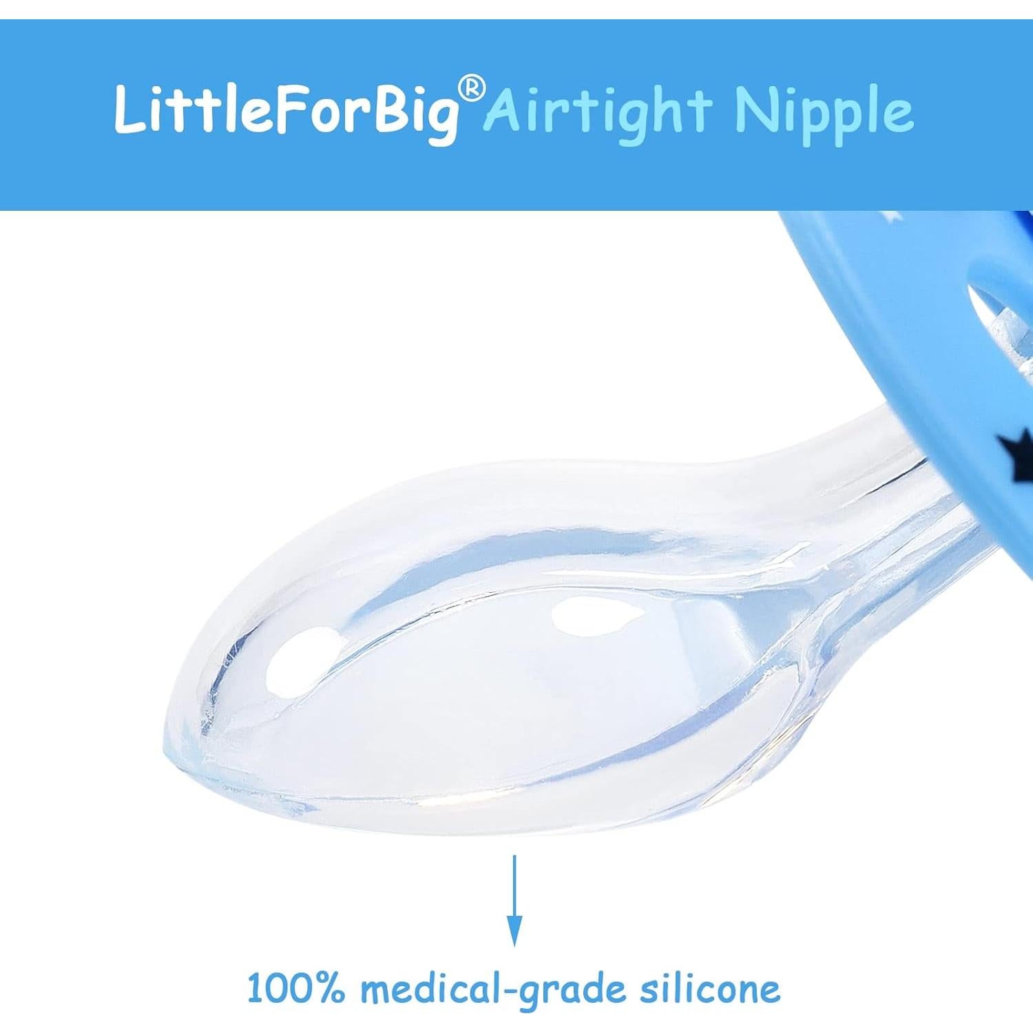 Chupete de Adulto Bigshield LittleForBig - Patrón Sueños Pequeños