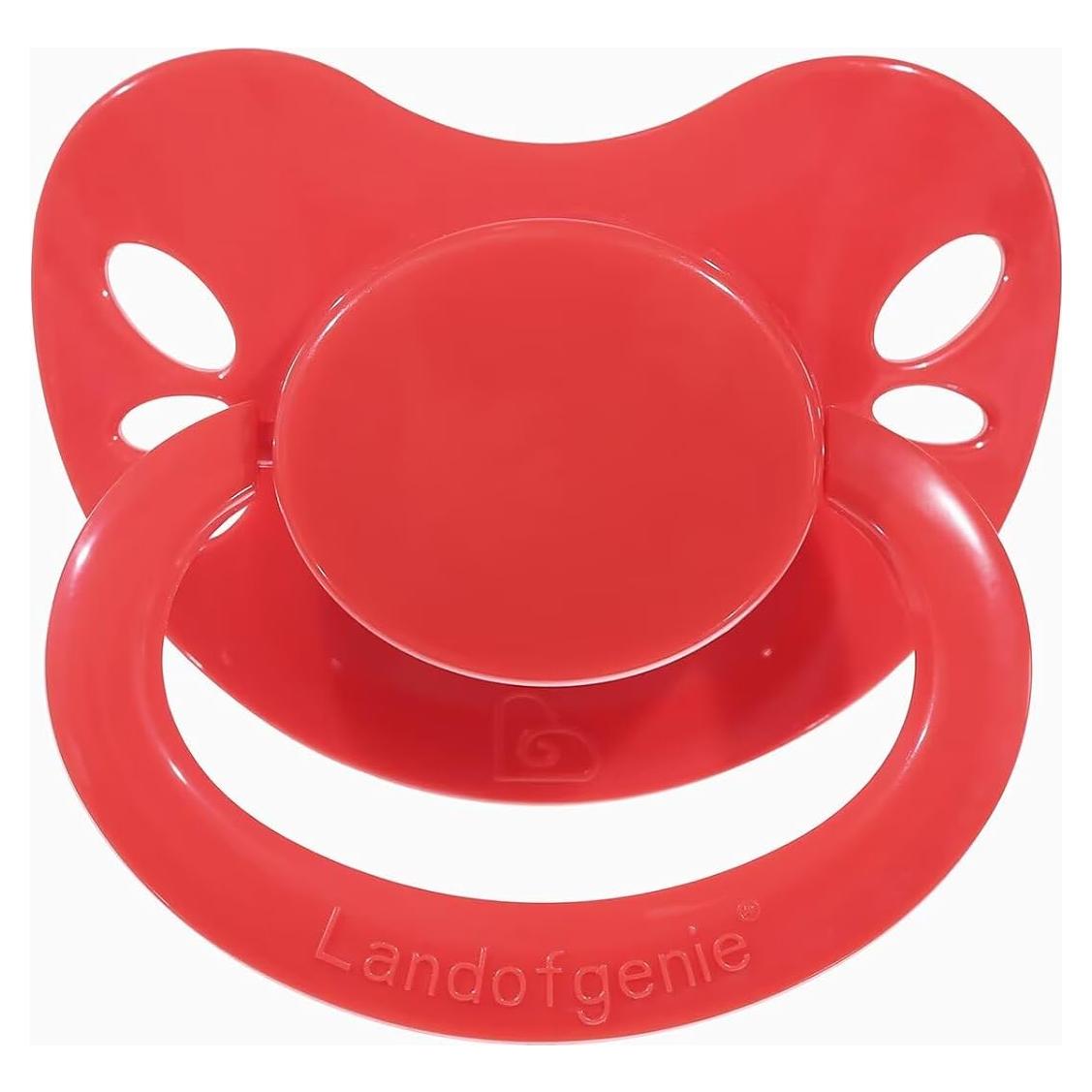Chupete Grande para Adultos Mariposa Rojo Landofgenie 4.7 cm