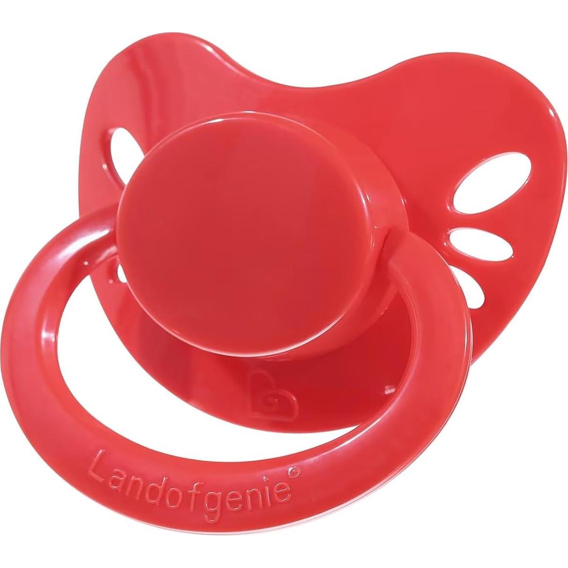 Chupete Grande para Adultos Mariposa Rojo Landofgenie 4.7 cm