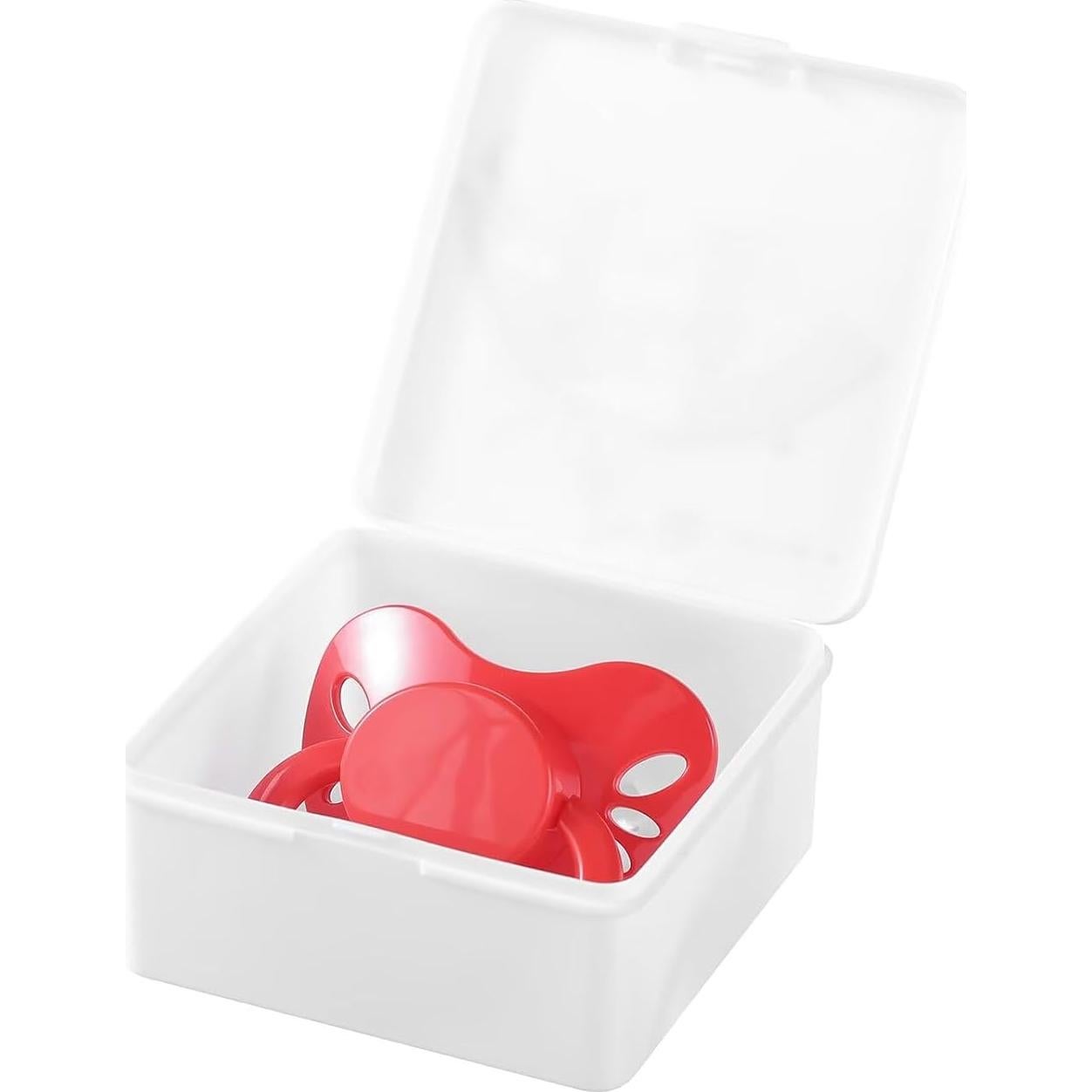 Chupete Grande para Adultos Mariposa Rojo Landofgenie 4.7 cm