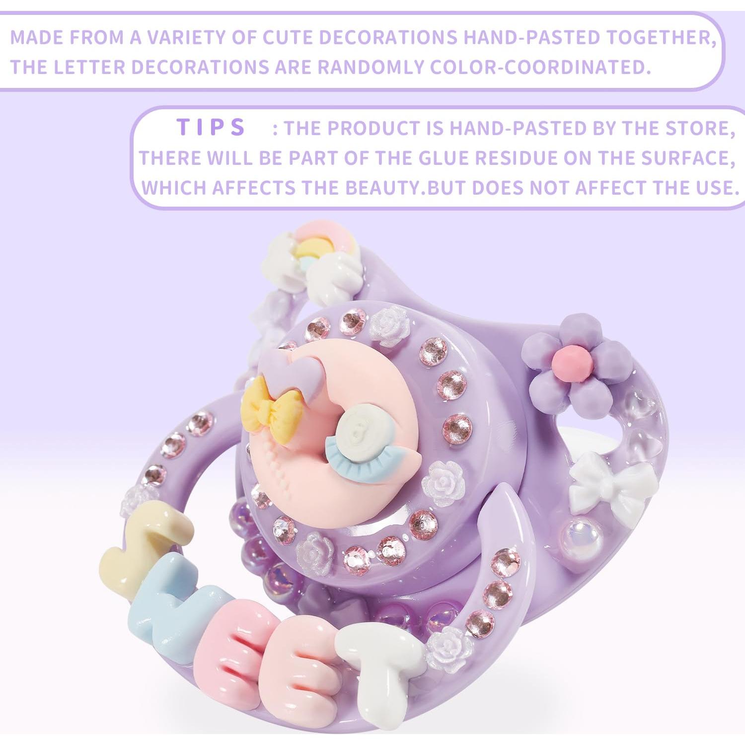 Chupete Adulto CutiePlusU Donut Púrpura Silicona 1 Cuenta