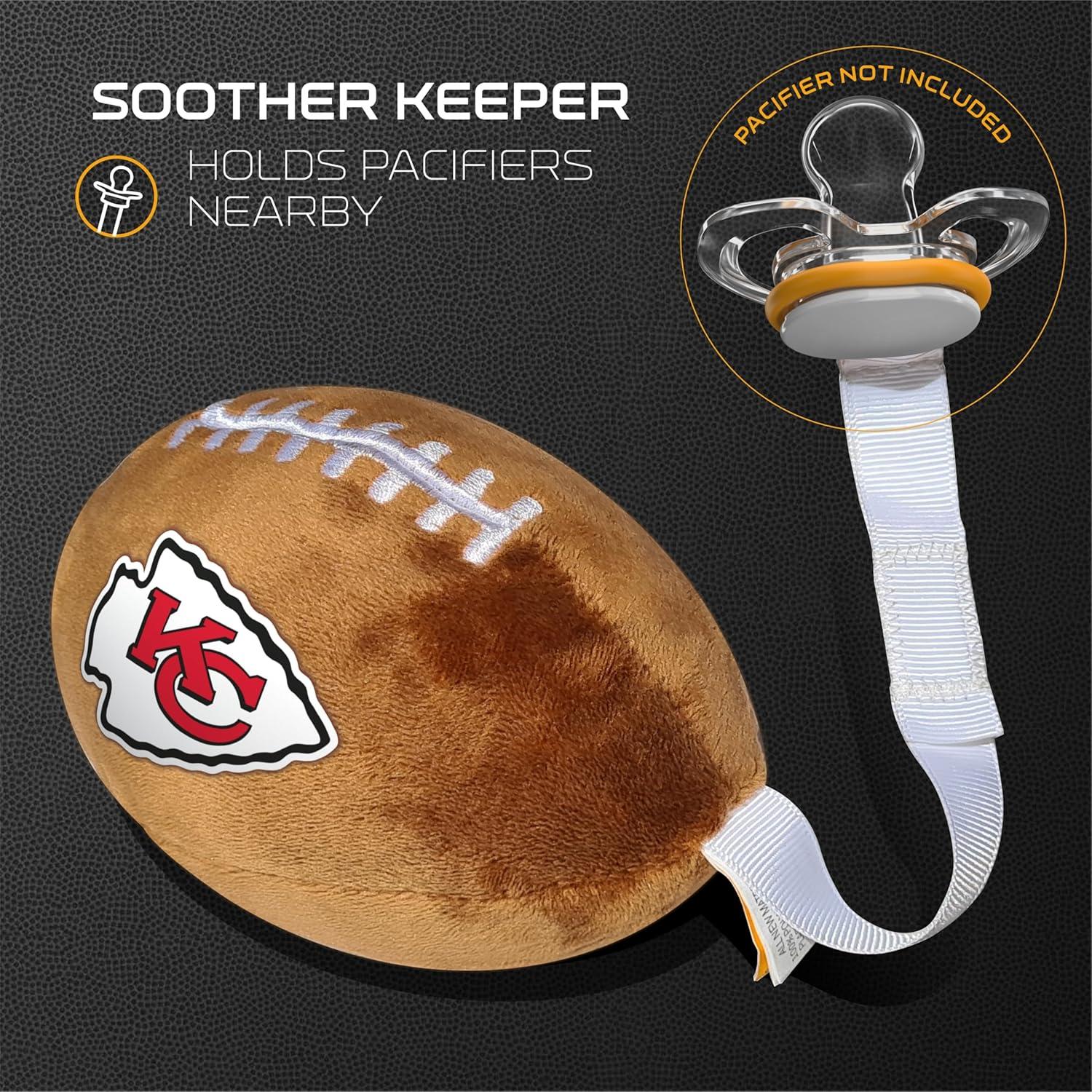 Sujeta Chupete de Peluche Kansas City Chiefs Smilo - 99.6g