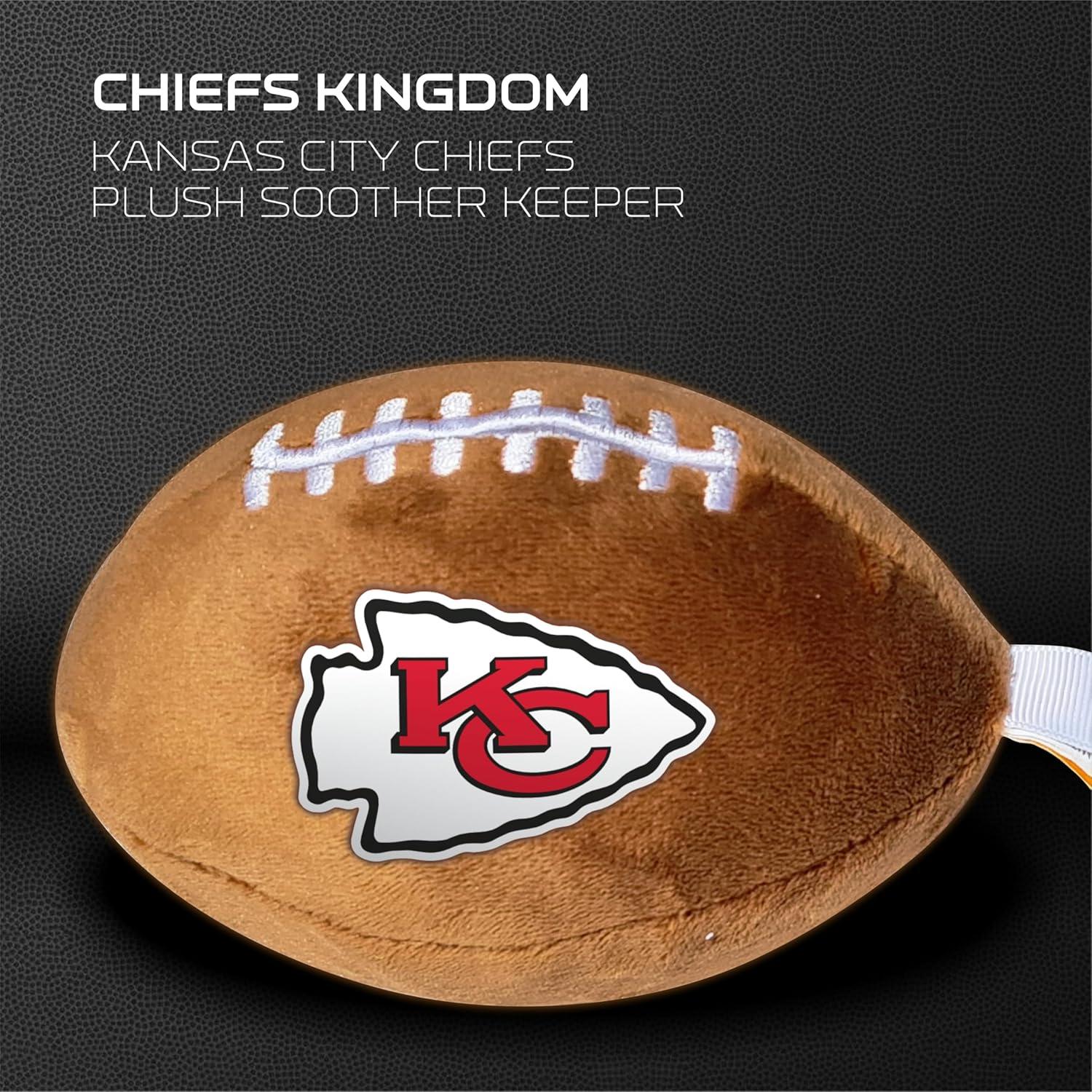 Sujeta Chupete de Peluche Kansas City Chiefs Smilo - 99.6g