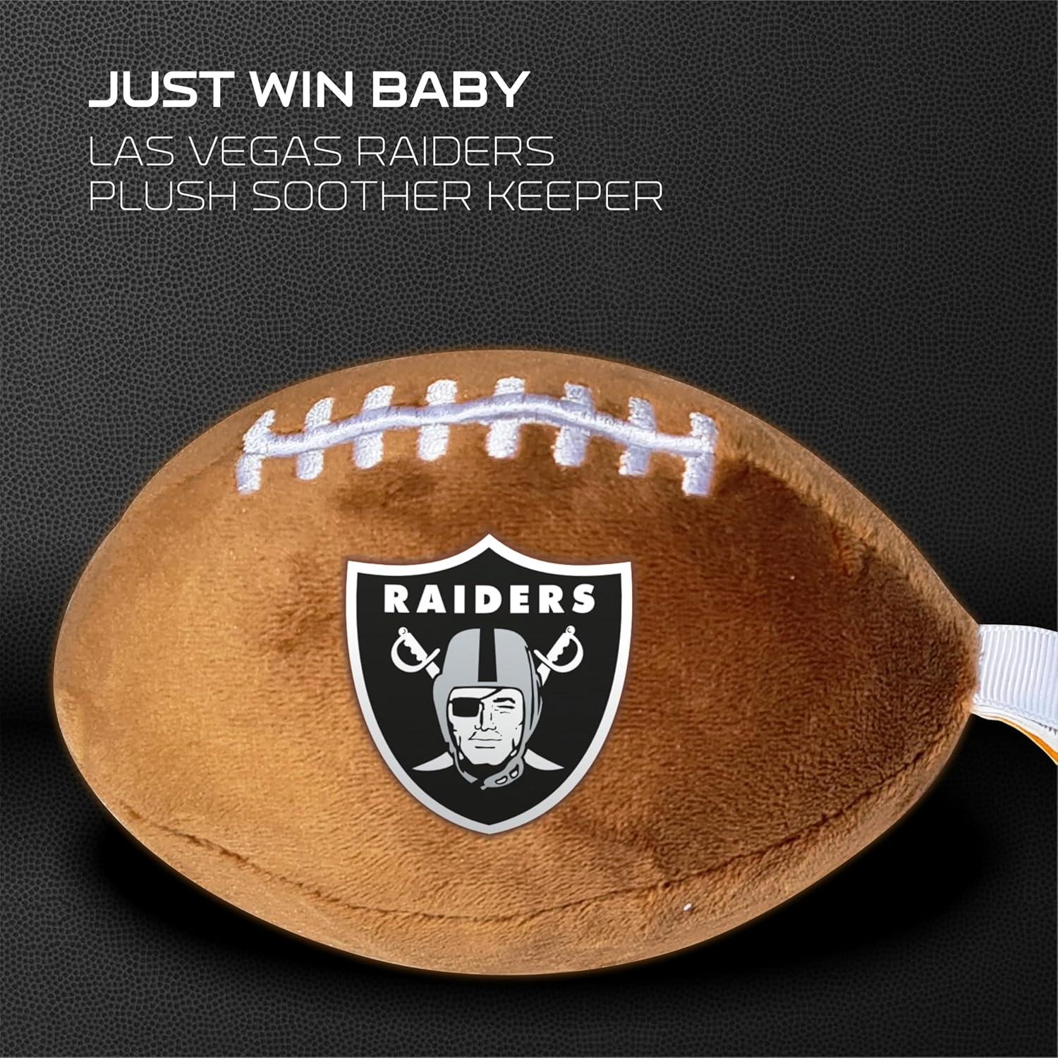 Portachupete de Peluche Smilo Las Vegas Raiders - Suave y Seguro