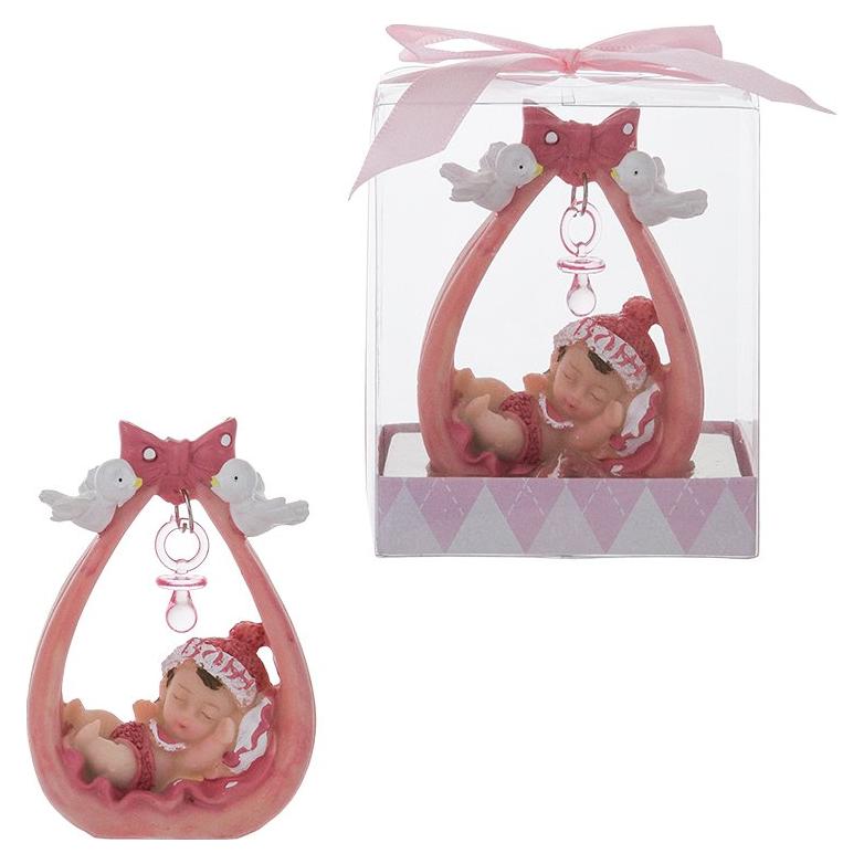 Set de 12 Recuerdos de Bebé Lunaura - Rosa