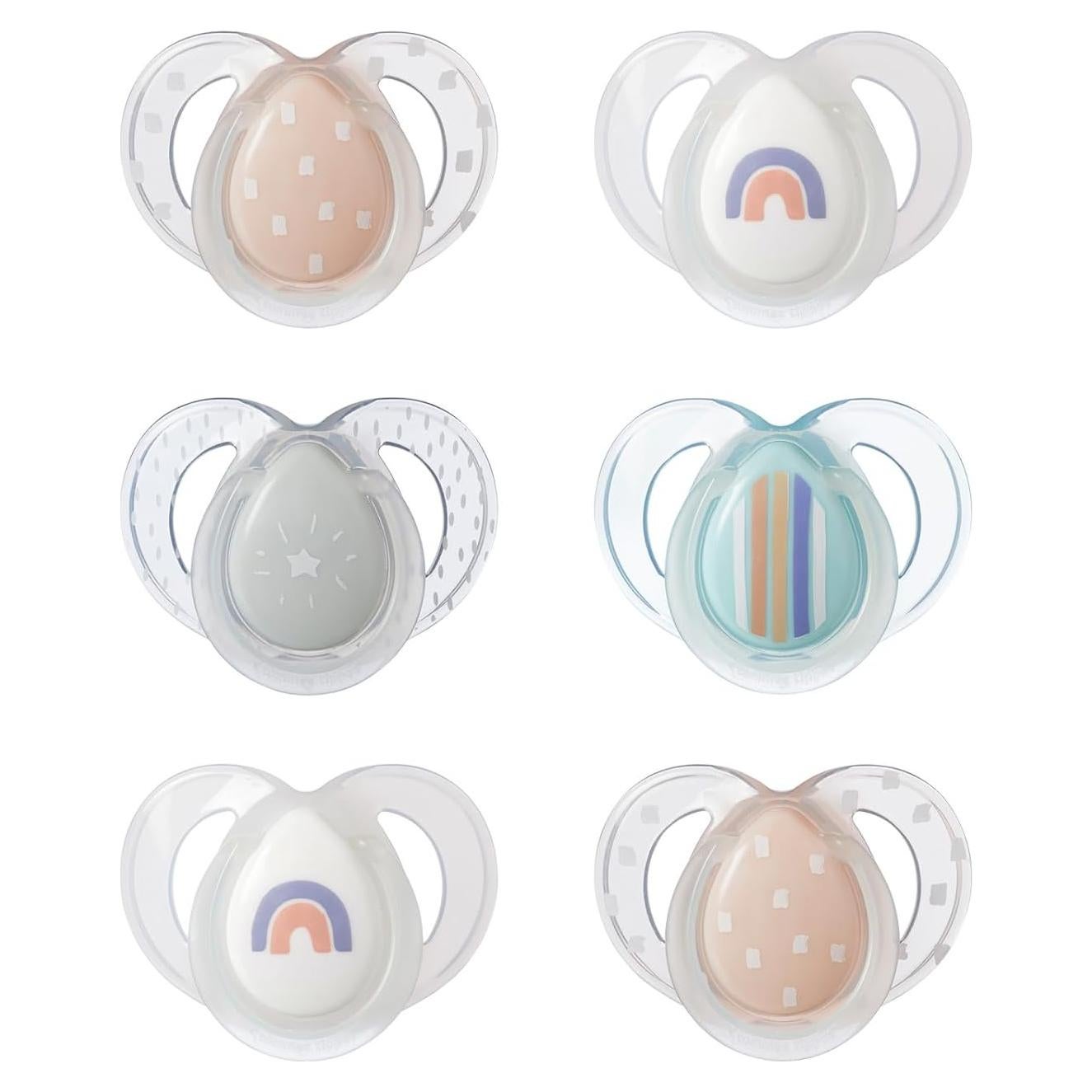 Chupete Tommee Tippee Brilla en la Oscuridad 6-18 Meses Rosa