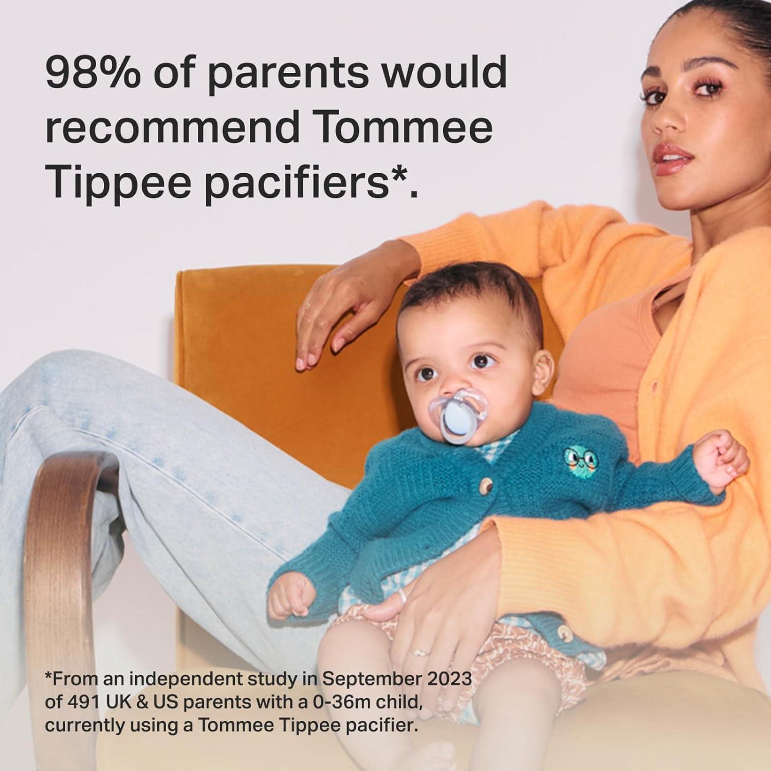 Chupete Tommee Tippee Brilla en la Oscuridad 6-18 Meses Rosa