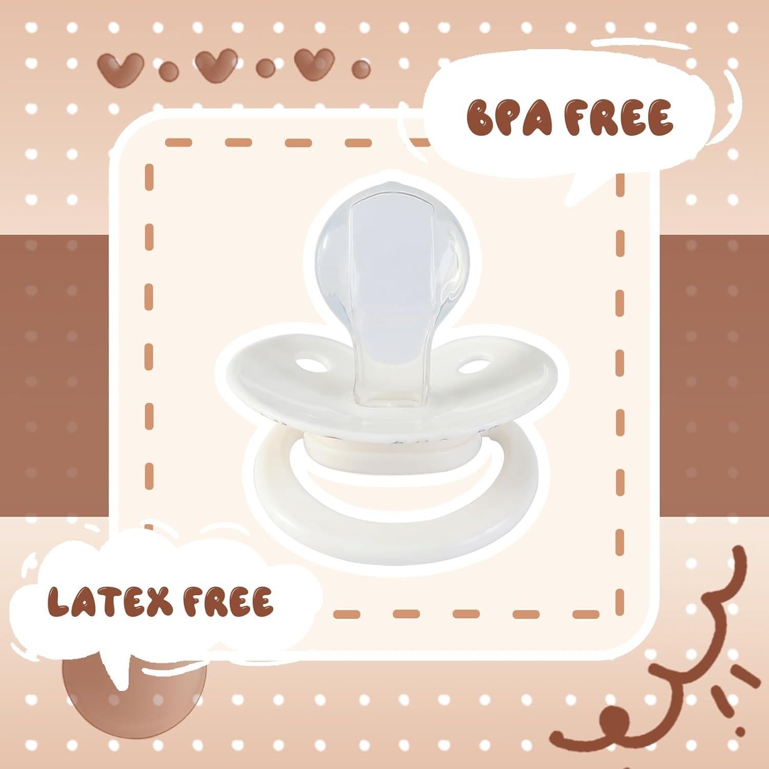 Chupete de Silicona Grande para Adultos - Diseño Divertido