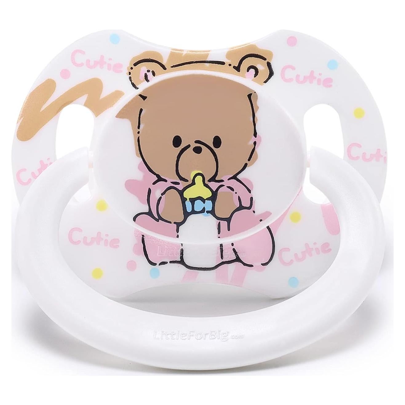 Chupete Adulto Bigshield Generation-II Osito Blanco 6.6x4.8cm
