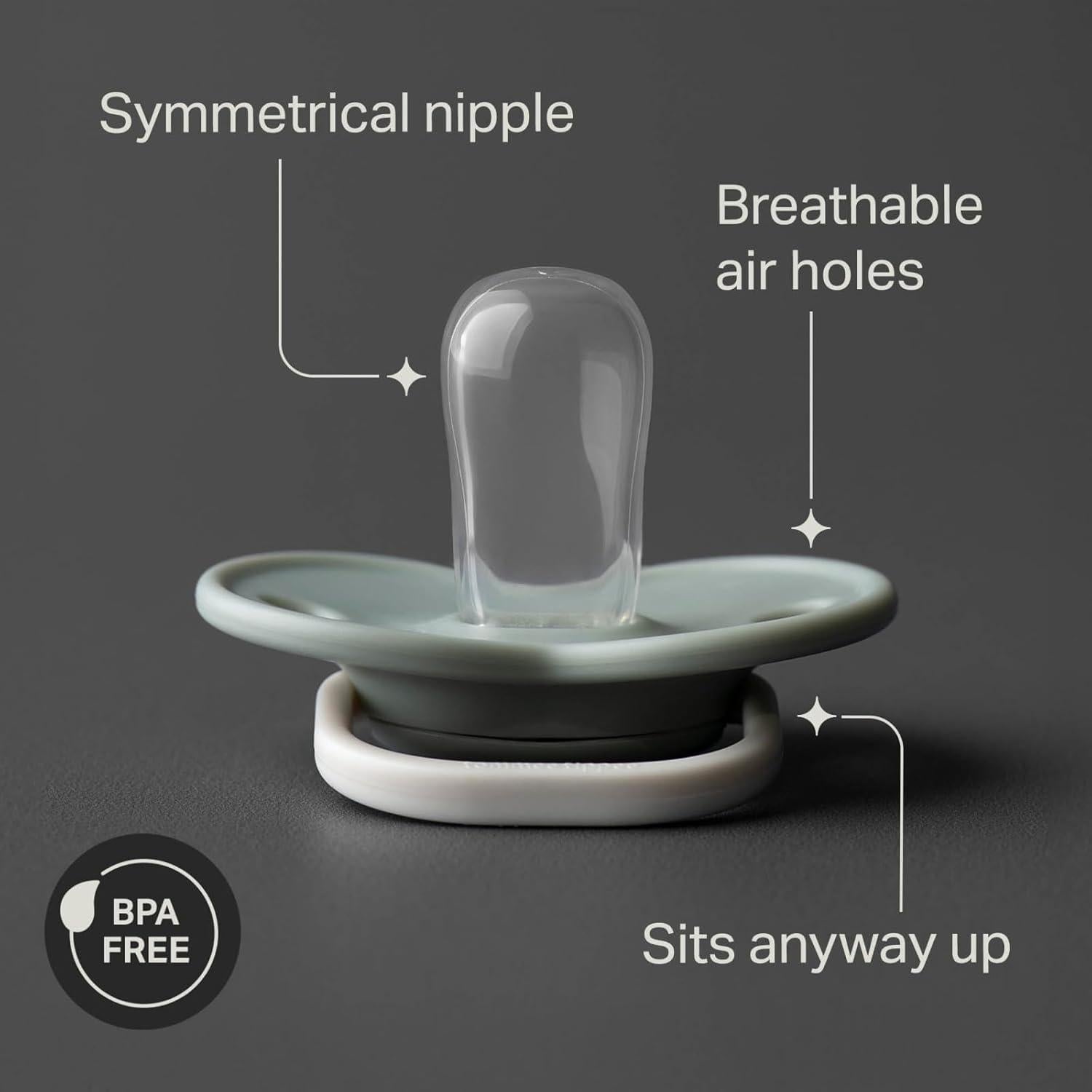 Chupetes Tommee Tippee Newborn Matte 0-6 Meses Sin BPA - 6 Pzas