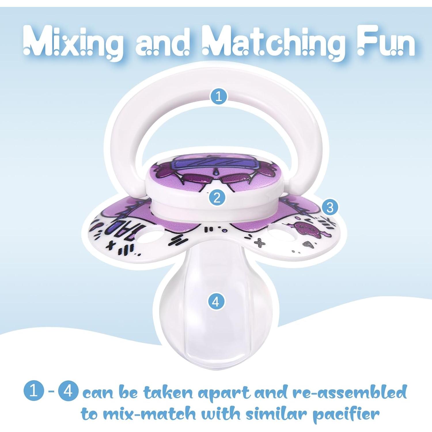 Chupete Grande para Adultos Rock Bunny - Silicona Suave