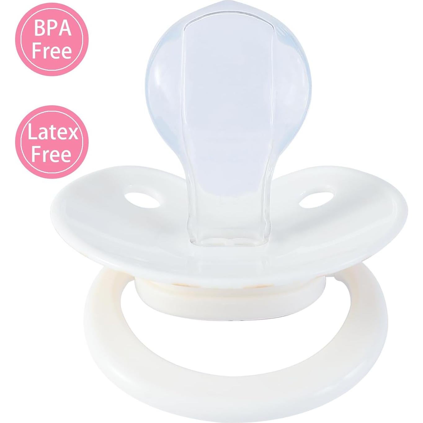 Chupete Adulto con Tetina de Silicona - Alivio Ansiedad y Autismo