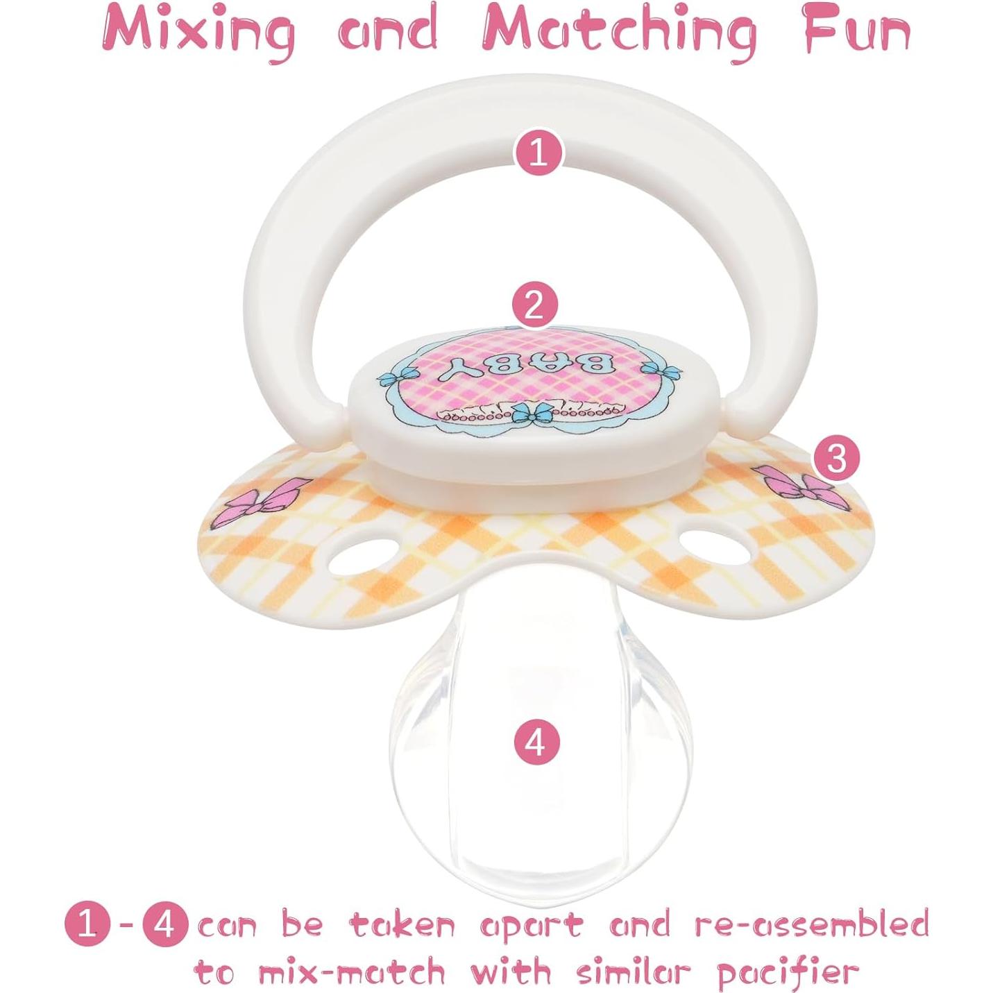 Chupete Adulto con Tetina de Silicona - Alivio Ansiedad y Autismo