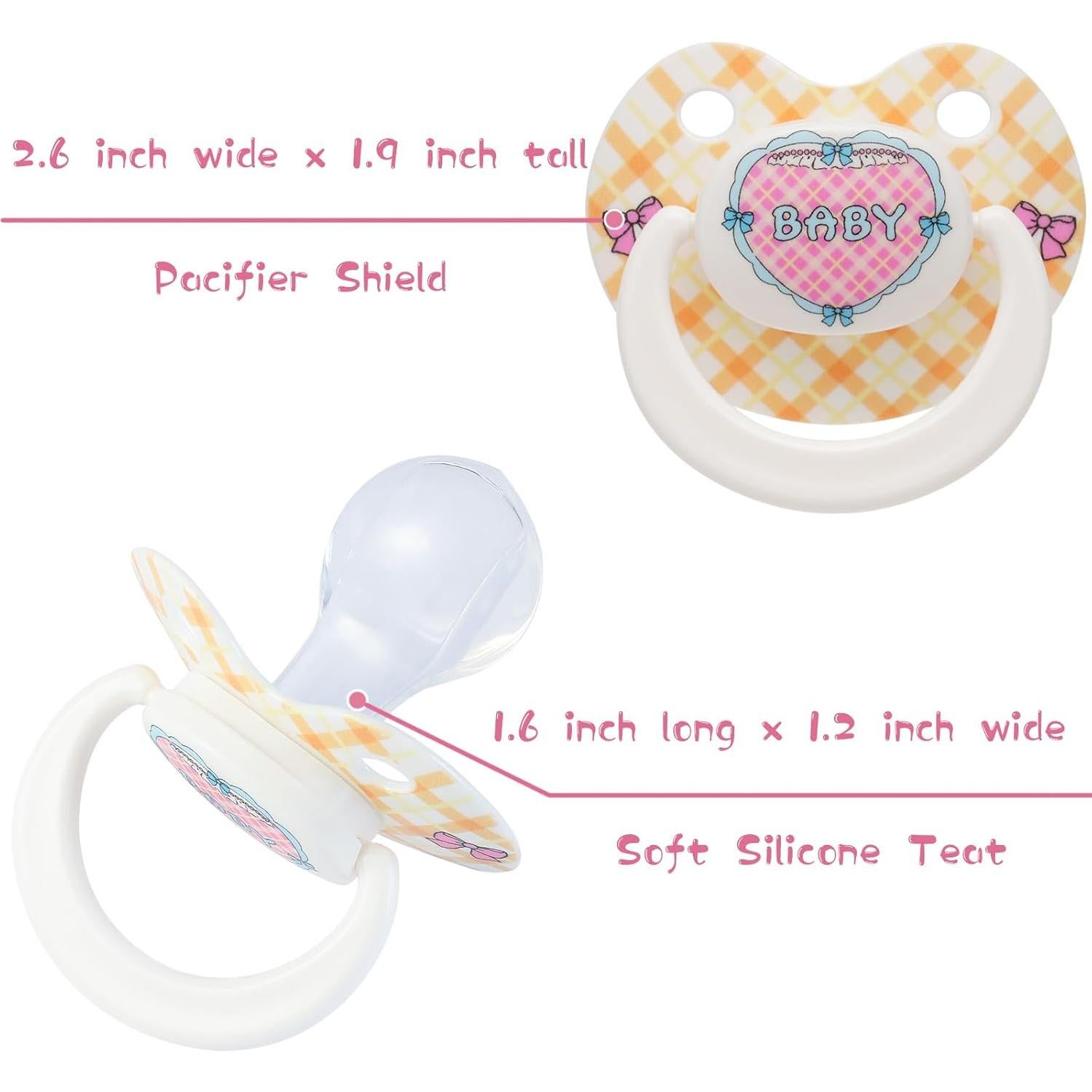 Chupete Adulto con Tetina de Silicona - Alivio Ansiedad y Autismo