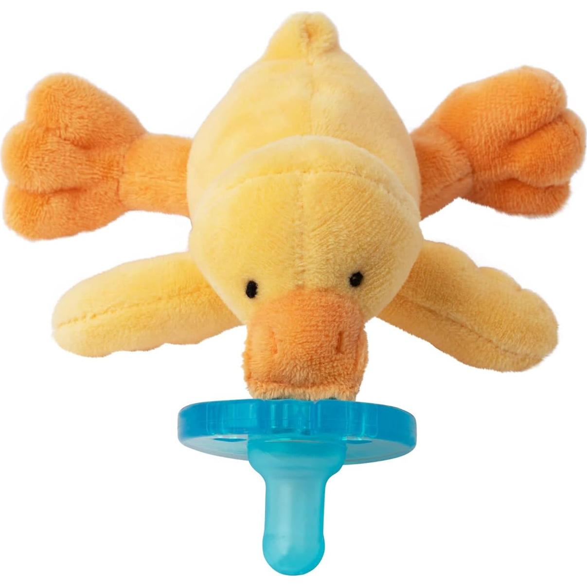 Chupete WubbaNub Pato Amarillo Bebé - Silicona 100%