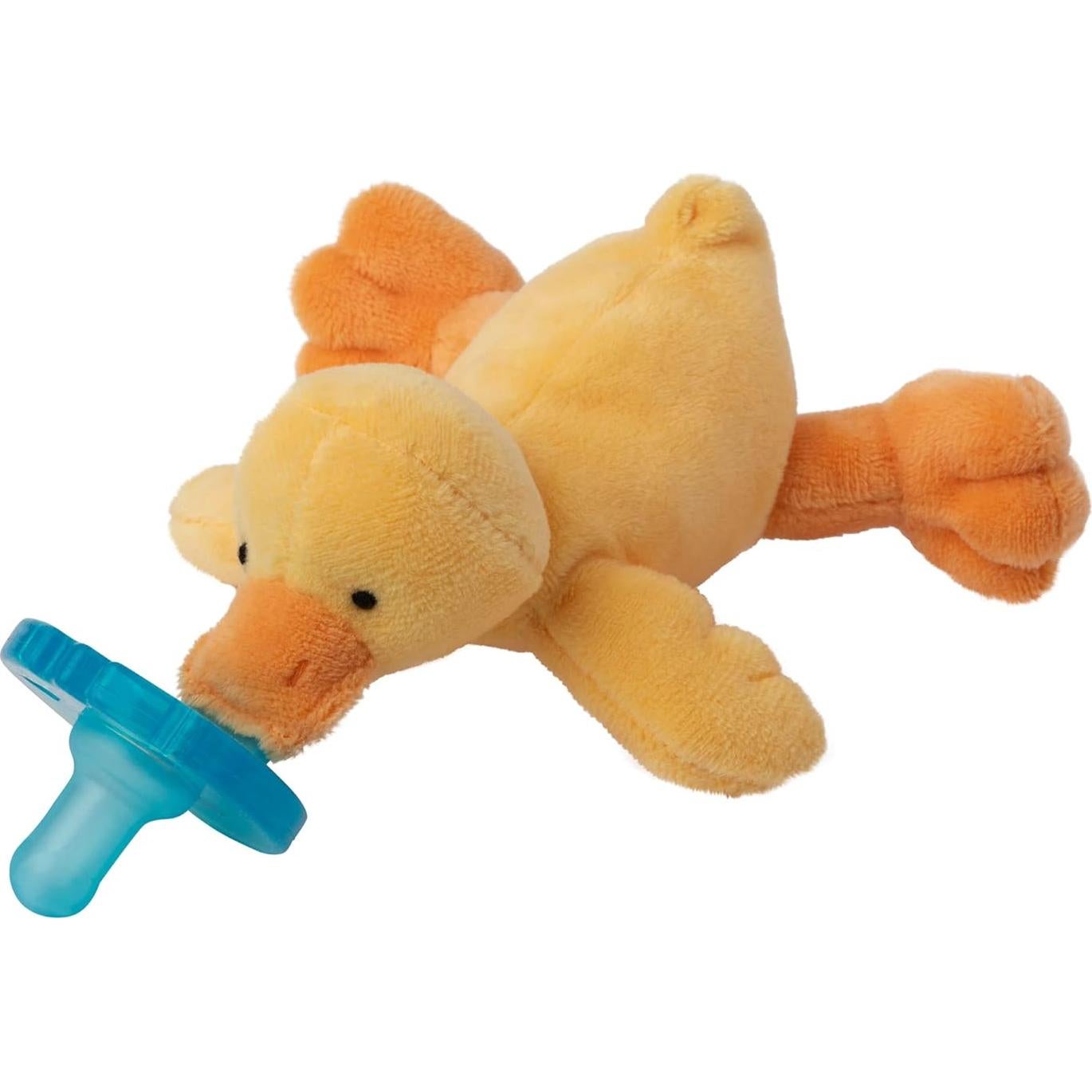 Chupete WubbaNub Pato Amarillo Bebé - Silicona 100%