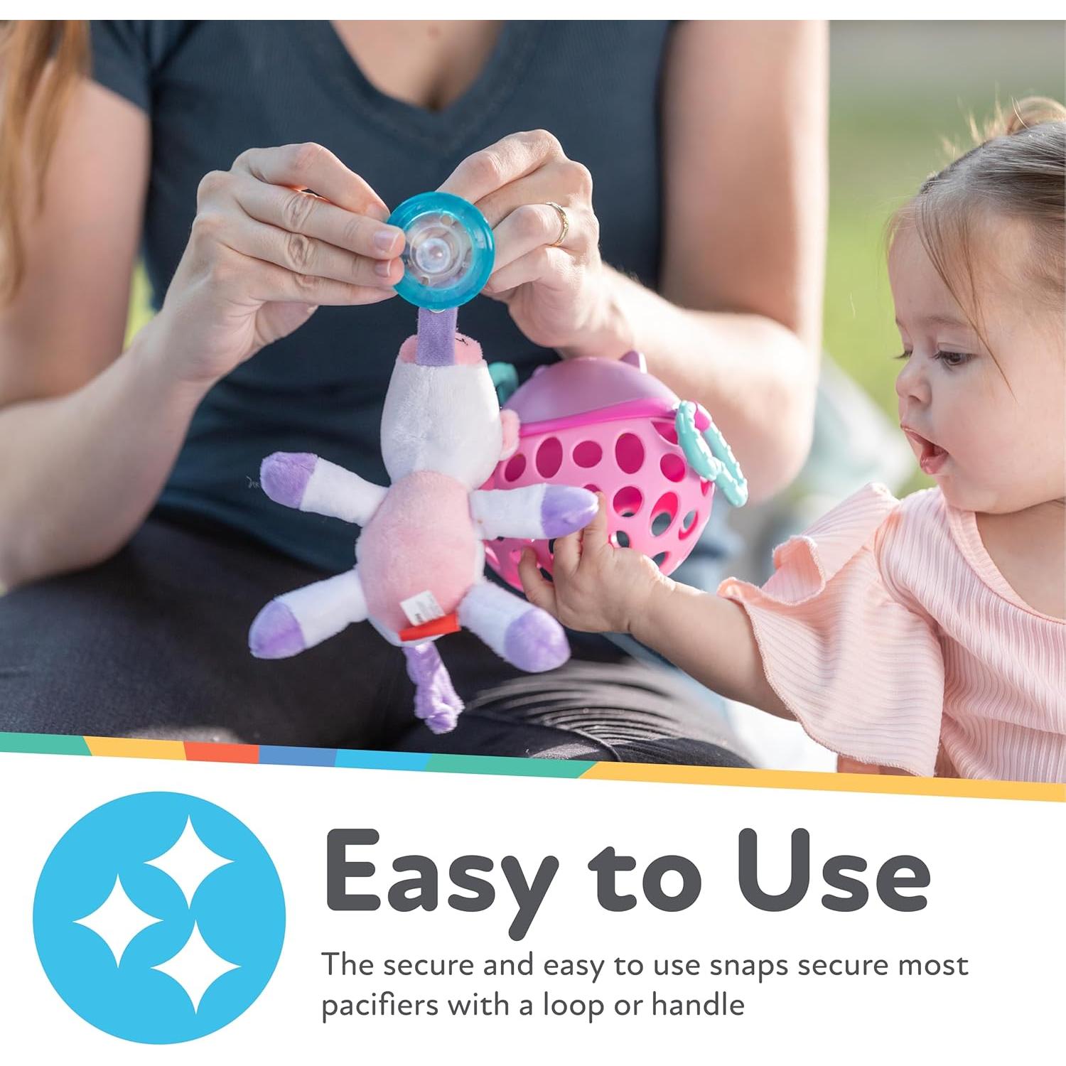 Chupete Nuby Flex Natural con Peluche Pingüino Snuggleez