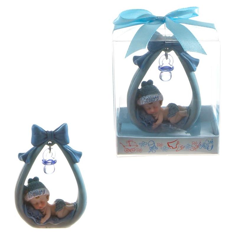 Set de 12 Recuerdos de Bebé Lunaura - Chupete Azul