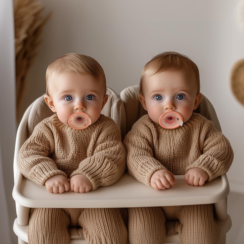 Chupetes de Silicona Garkoko para Bebés 1-6 Meses - 4 Pcs